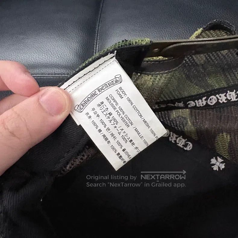 Chrome Hearts CHROME HEARTS Size OS Full camouflage baseball cap Size ONE SIZE - 4 Thumbnail