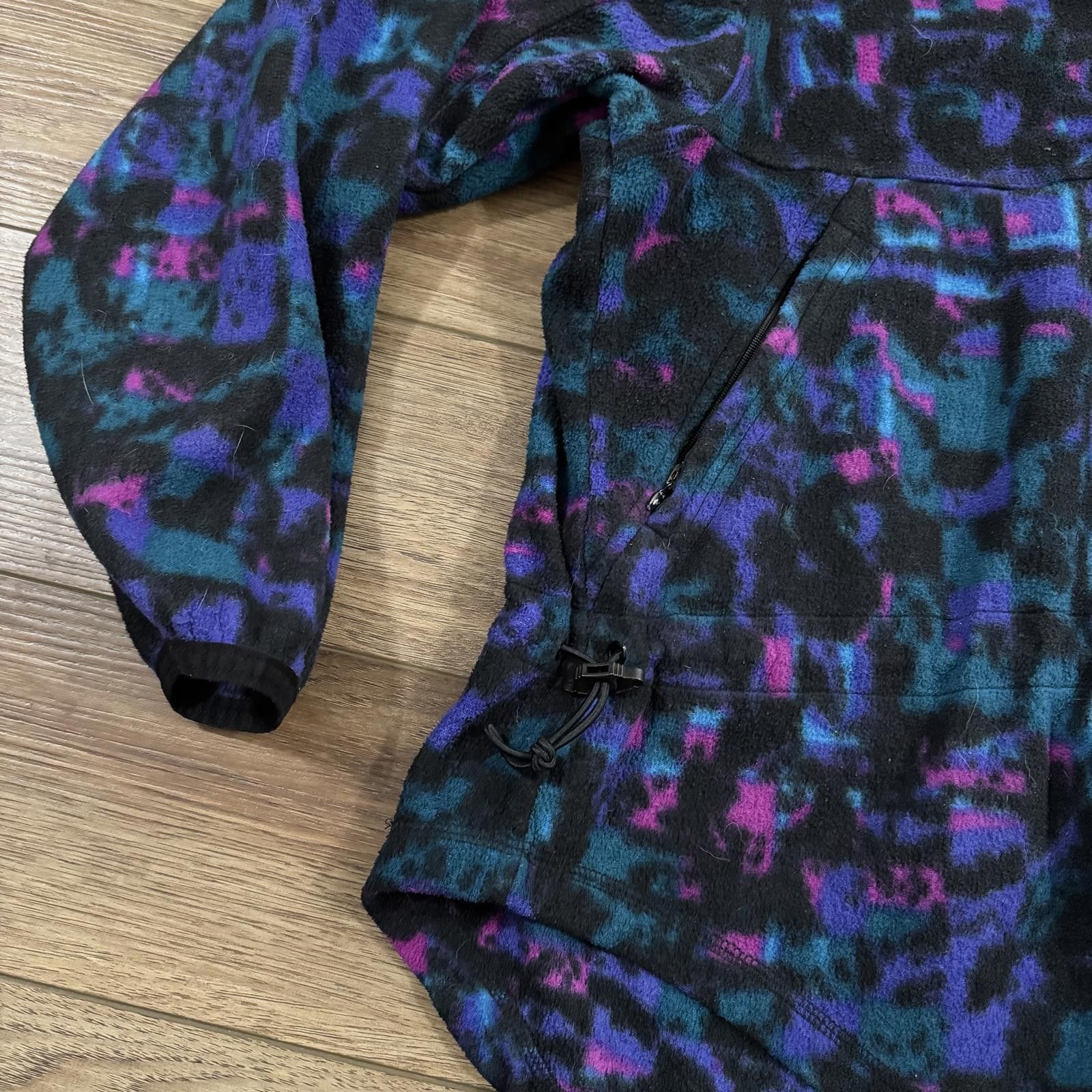 Nike Vintage Nike F.I.T. Aztec Fleece Half Zip Pullover Geometric Size ONE SIZE - 2 Thumbnail