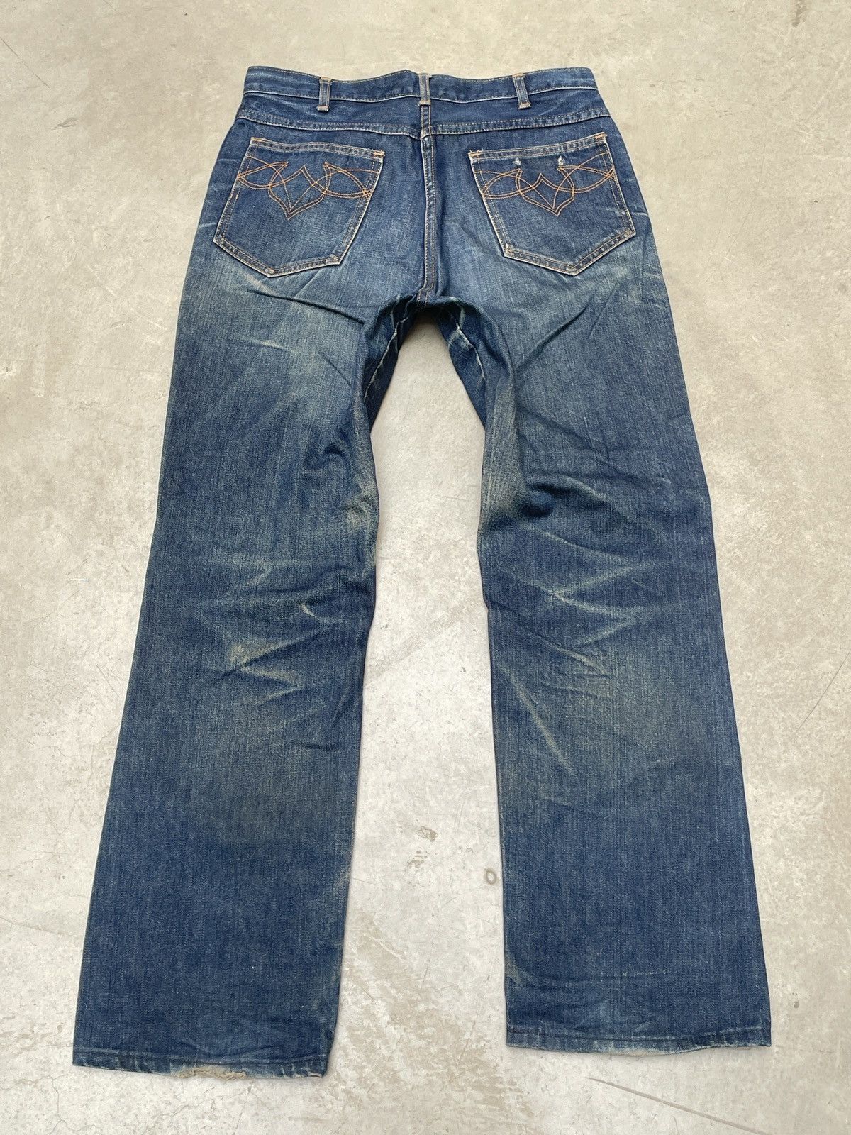 Dickies Vintage Dickies Denim Talon Zip Whiskers Fade W32 Size US 32 / EU 48 - 11 Thumbnail
