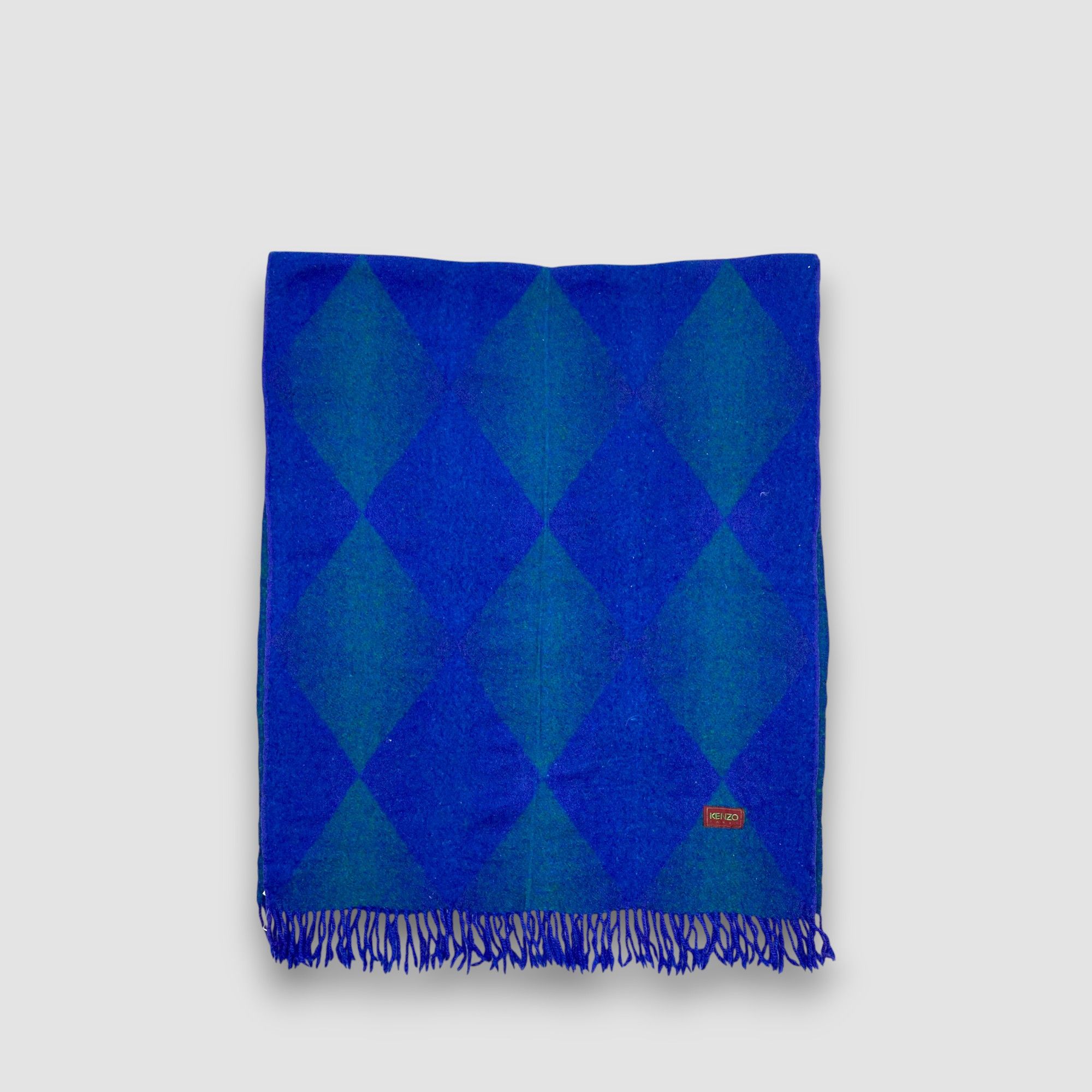 Kenzo Vintage Kenzo Scarf Muffler Wool Fringe Scarves - FP80395 Size ONE SIZE - 3 Thumbnail
