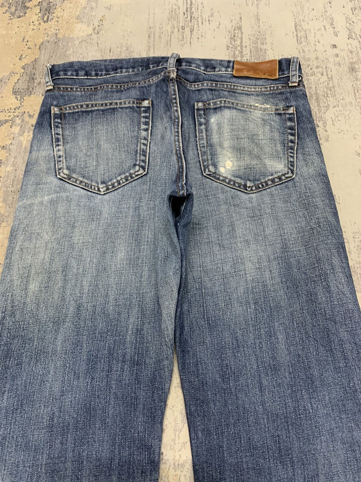 Japanese Brand Vtg Uniqlo S001 Kaihara Japanese Distressed Denim Jeans W32 Size US 32 / EU 48 - 13 Thumbnail