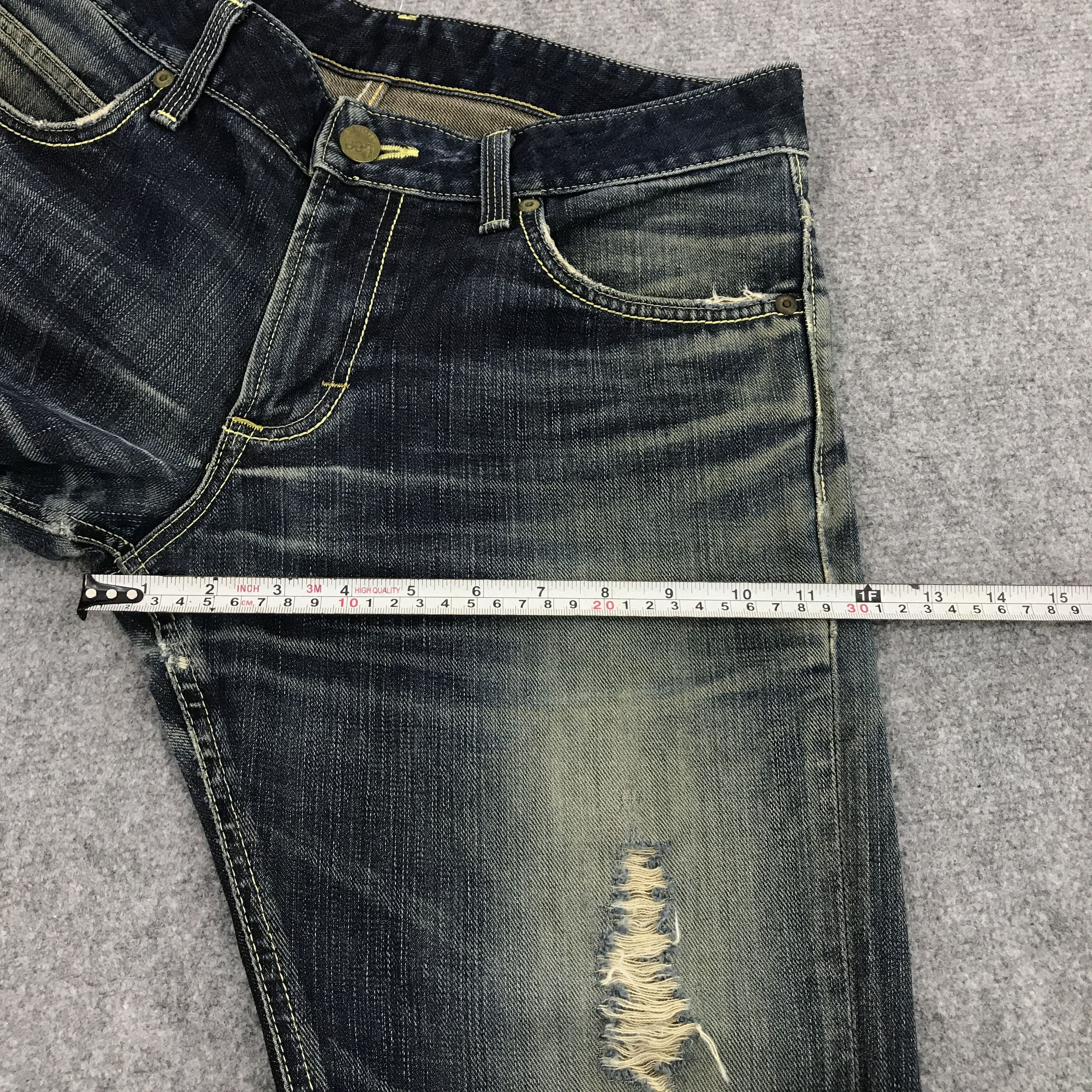 Japanese Brand × Le Grande Bleu (L.G.B.) FLARE GOLD LABEL LEE RIDERS BOOTCUT DENIM PANTS Size US 31 - 5 Thumbnail