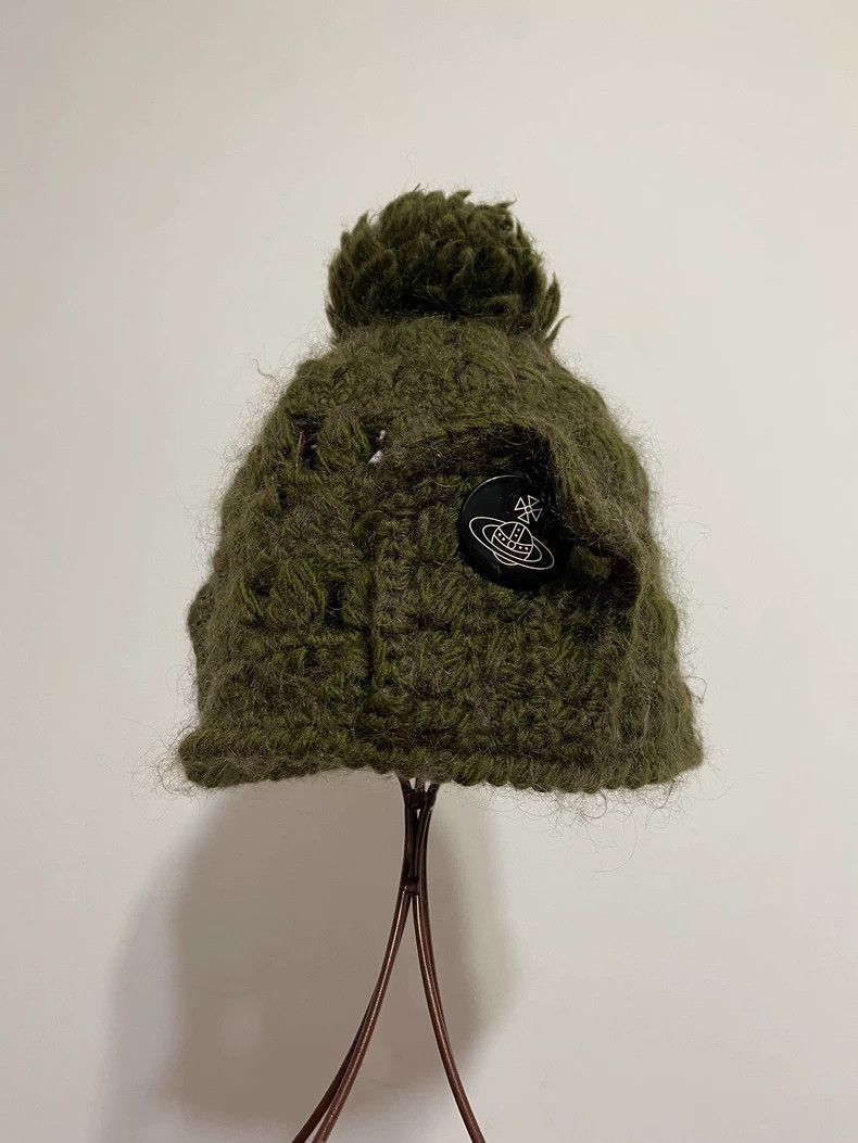 Vivienne Westwood Vivienne Westwood Mid-1950s olive green knit cap Size ONE SIZE - 1 Thumbnail