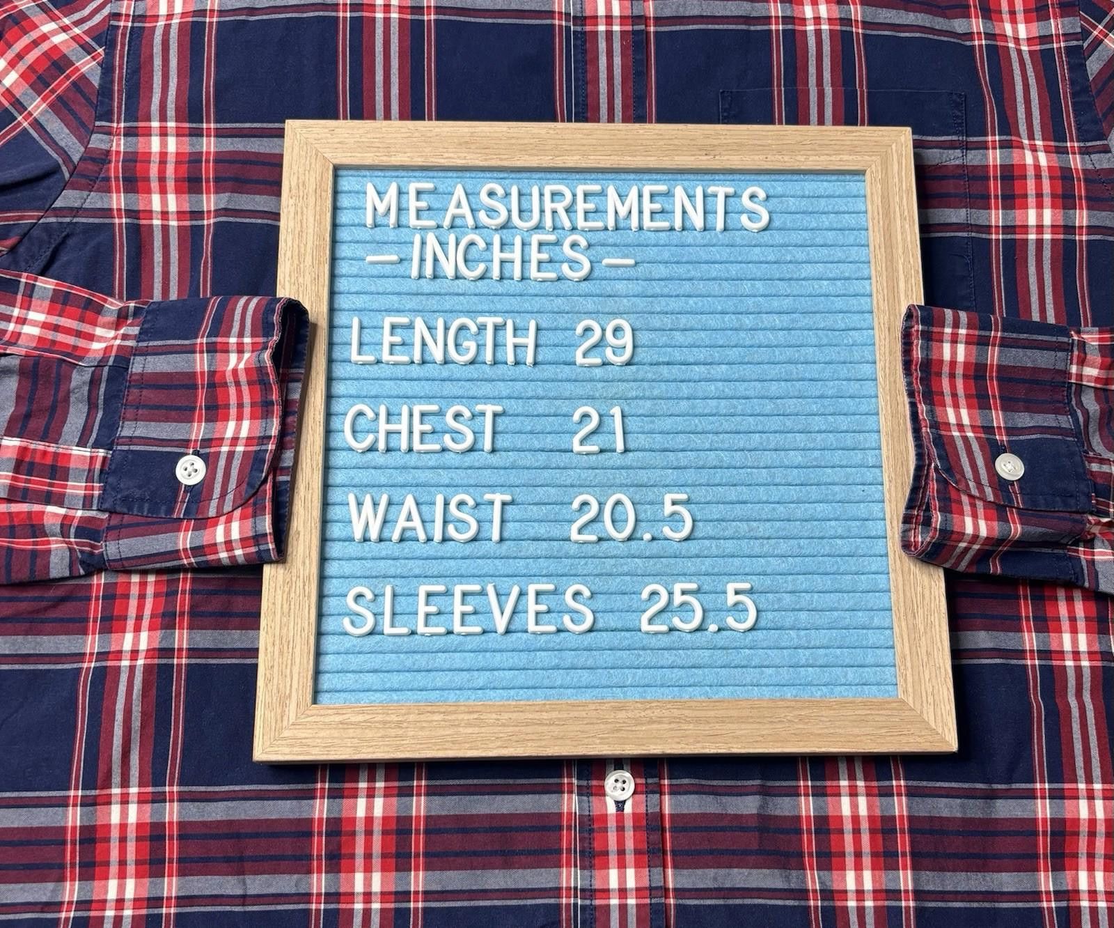 Bonobos Bonobos Shirt Men's Medium Plaid Blue Red Cotton Button Down Size US M / EU 48-50 / 2 - 8 Thumbnail