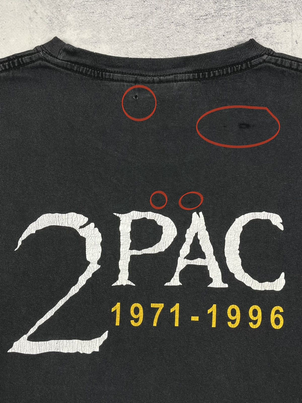 Rap Tees Vintage 2Pac Tupac Shakur faded rap tee 90’s Size US M / EU 48-50 / 2 - 15 Thumbnail