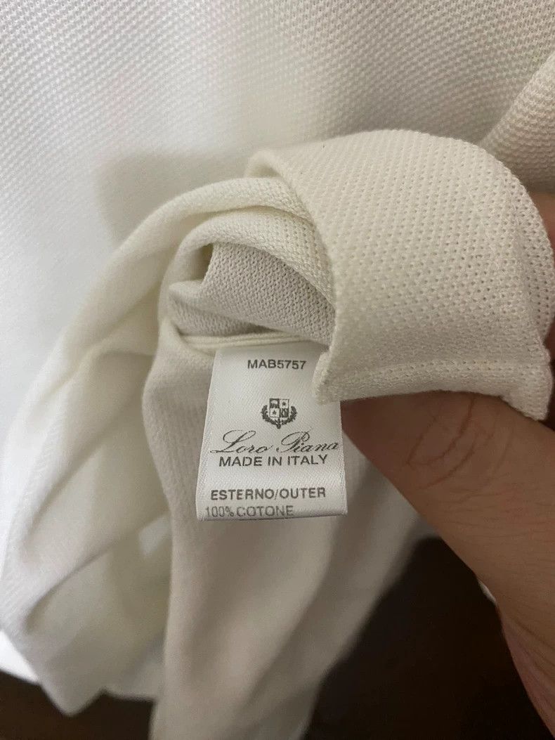 Loro Piana LORO PIANA Men's short-sleeved polo shirt T-shirt Size US XL / EU 56 / 4 - 3 Thumbnail