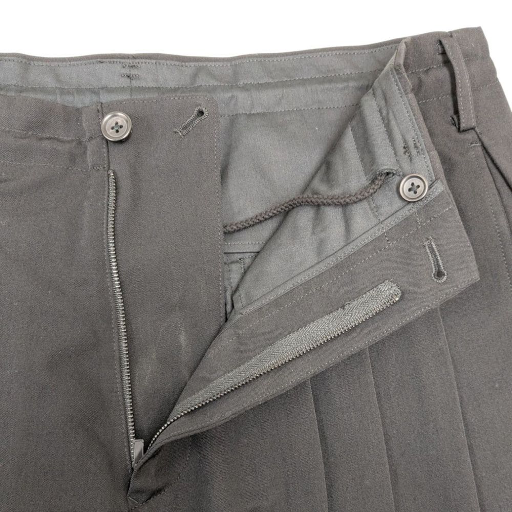 Yohji Yamamoto Yohji Yamamoto pour homme 24AW Wool/8 strands/Tuck pants Size US 36 / EU 52 - 5 Thumbnail