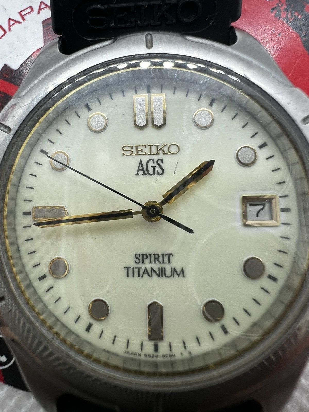 Seiko ags spirit titanium sales