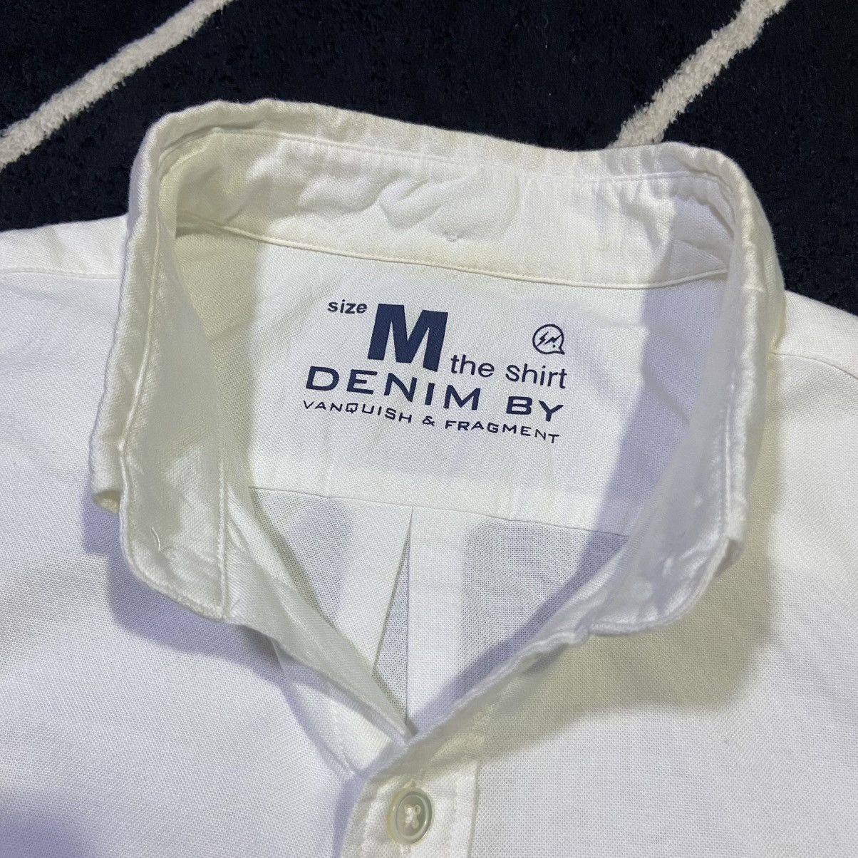 Fragment Design × Japanese Brand × Vanquish Denim By Vanquish & Fragment Button Up S/S Shirt Size US M / EU 48-50 / 2 - 6 Thumbnail