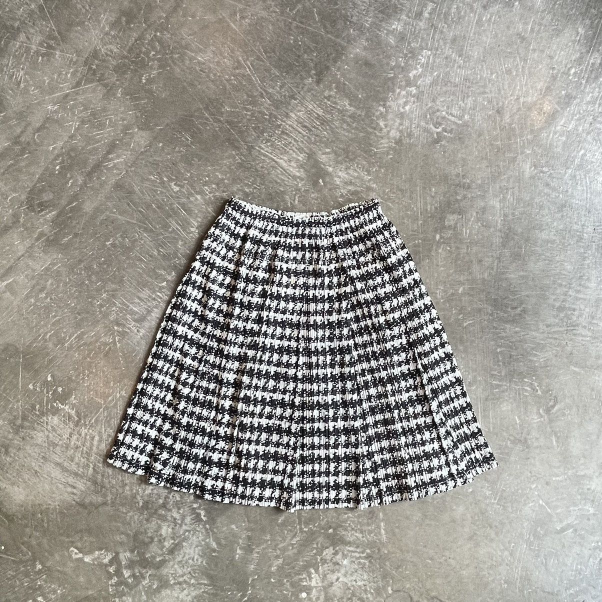 Homme Plisse Issey Miyake × Pleats Please Issey Miyake Pleats Please houthtooth pattern skirt Size 26" / US 2 / IT 38 - 2 Thumbnail