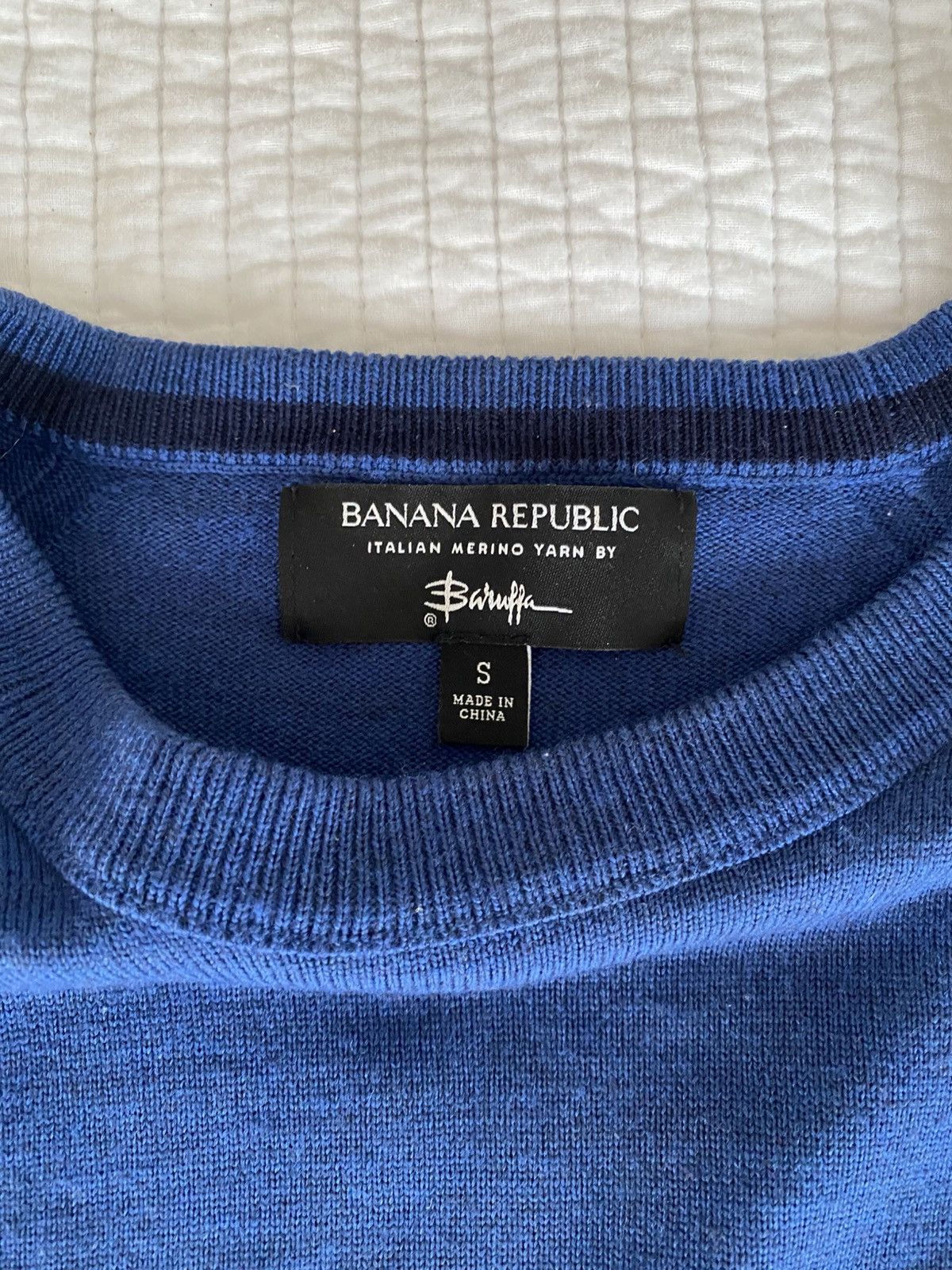 Banana Republic Navy merino wool sweater Size US S / EU 44-46 / 1 - 2 Thumbnail