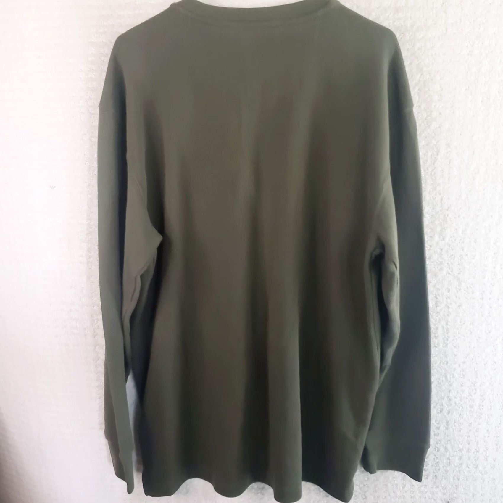 Vintage VINTAGE RedHead Mens L Sweater Green Waffle-Knit Henley Pullover Long Sleeve Outdoor New Size US L / EU 52-54 / 3 - 5 Thumbnail