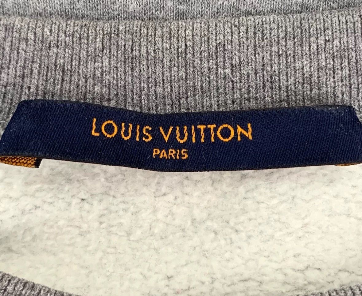 Louis Vuitton Louis Vuitton gray cotton long sleeved sweatshirt Size US M / EU 48-50 / 2 - 5 Thumbnail