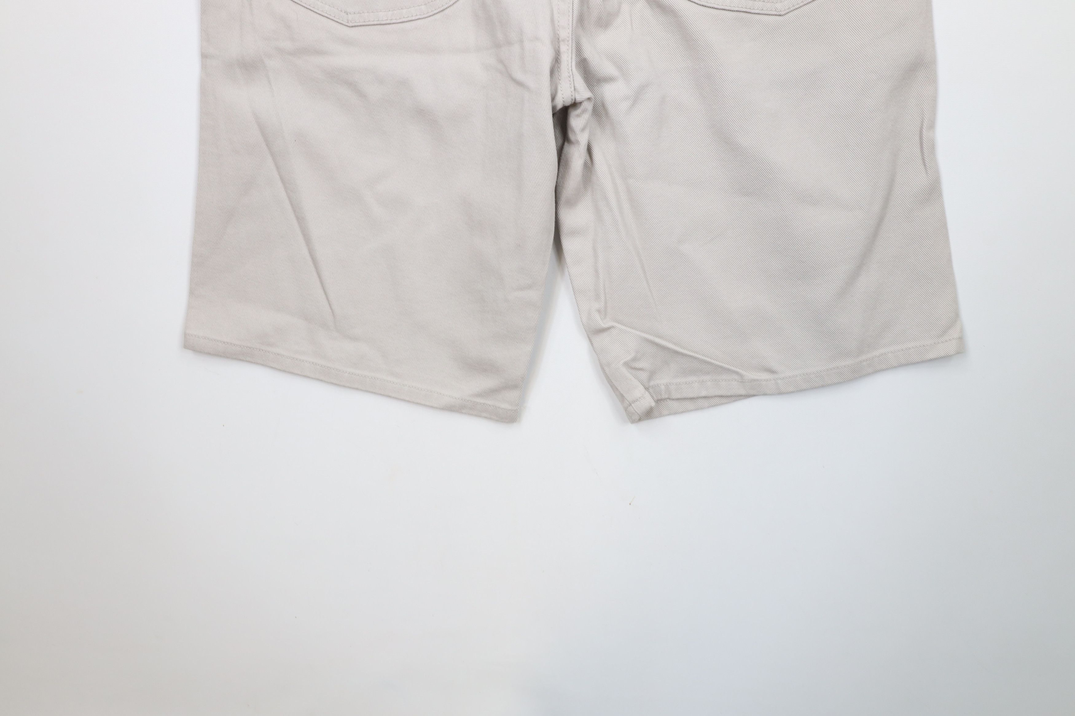Marithe + Francois Girbaud Deadstock Vintage 90s Marithe Francois Girbaud Shorts Silver Size US 32 / EU 48 - 14 Thumbnail