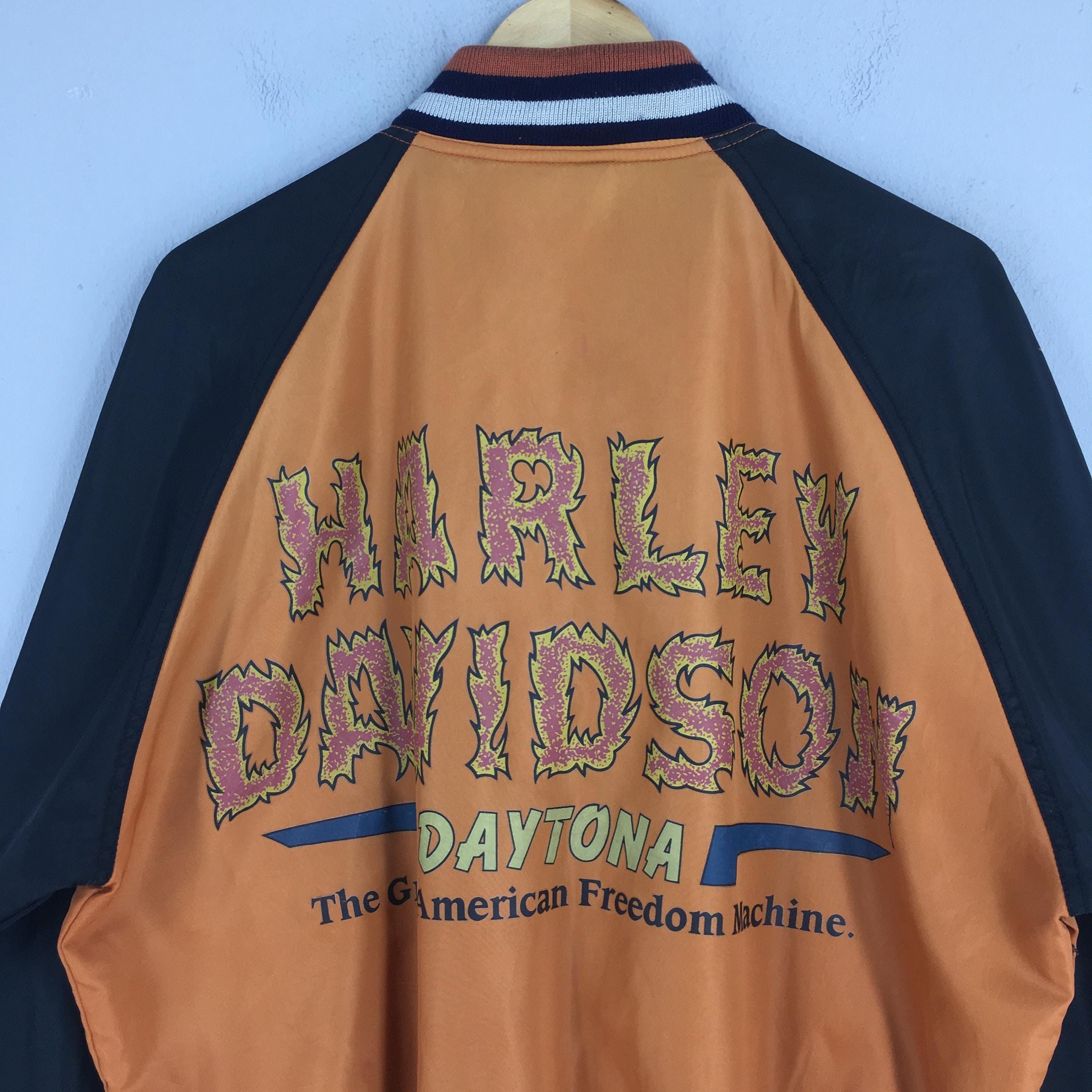 Harley Davidson Harley Davidson Motorcycle Daytona Varsity Jacket Medium Size US M / EU 48-50 / 2 - 2 Thumbnail