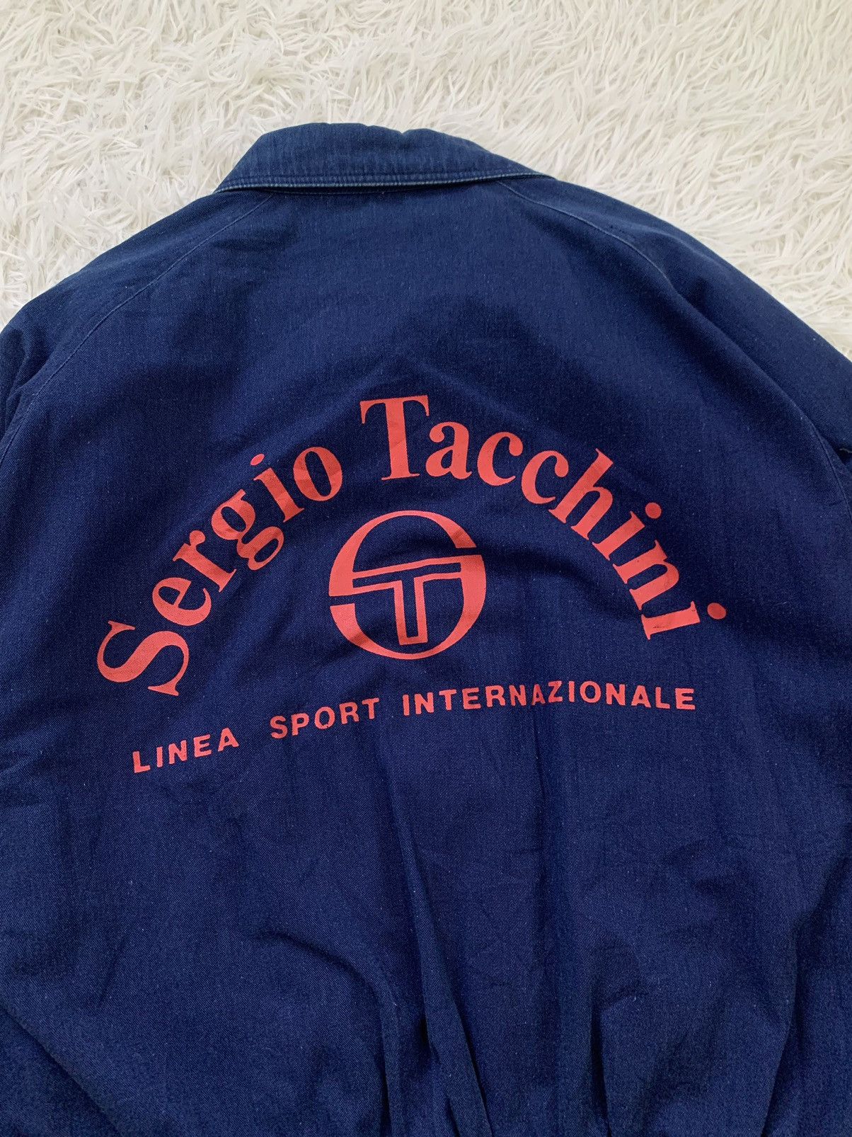 Sergio Tacchini Sergio Tacchini Big Print Logo Bomber Jacket Size US L / EU 52-54 / 3 - 7 Thumbnail
