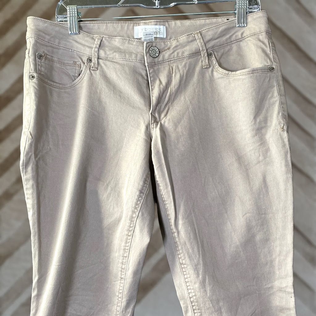 Express Express Womens Jeans Brown Denim Mid Rise Skinny Leg Stretch 10 Size 32" / US 10 / IT 46 - 1 Thumbnail