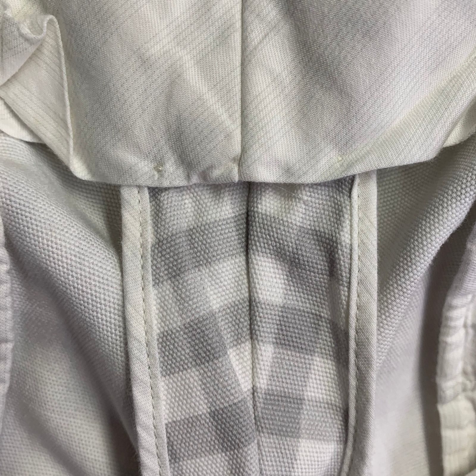 Brooks Brothers Black Fleece BLACK FLEECE Grey White Checkered Cotton Button Fly Shorts Size US 35 - 7 Thumbnail