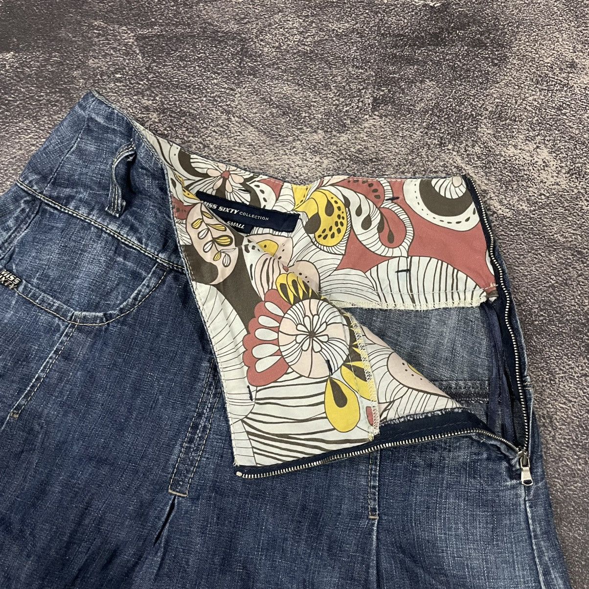 Designer × If Six Was Nine × Miss Sixty 00's Miss sixty midi skirt jeans Size 27" / US 4 / IT 40 - 6 Thumbnail
