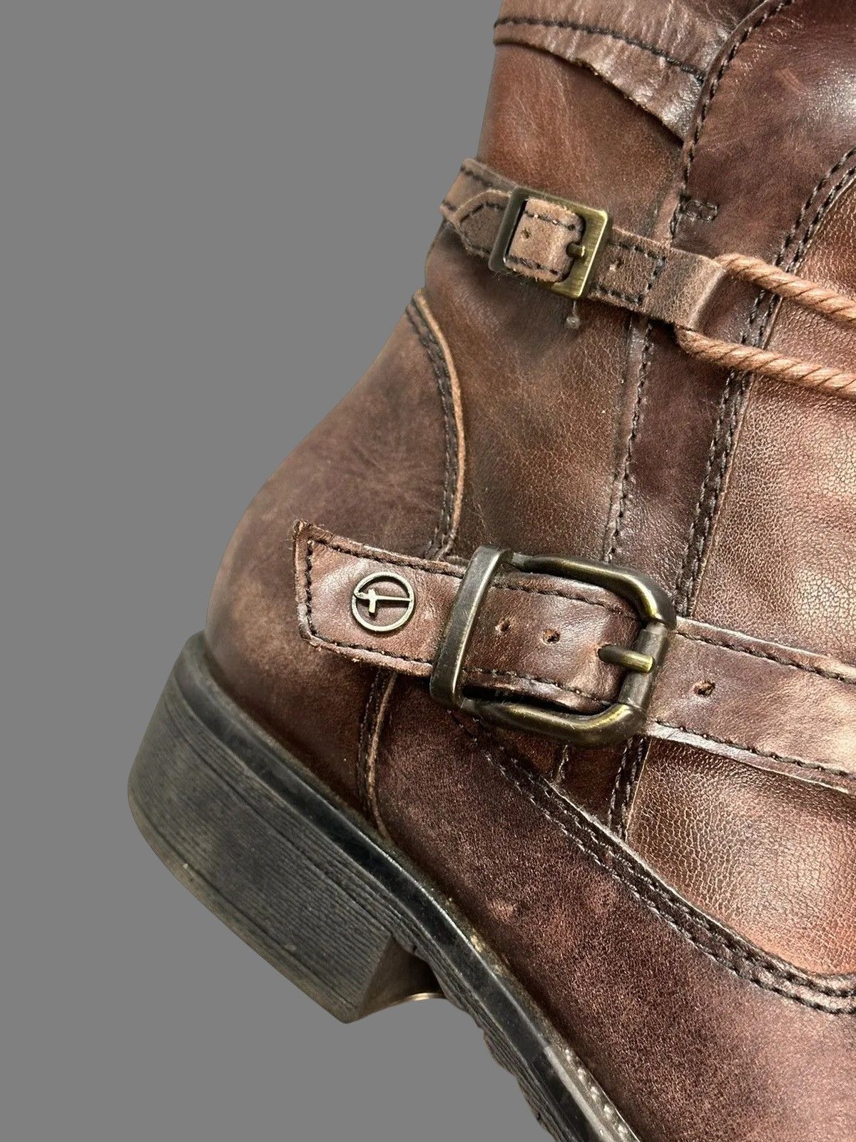 Guidi Vintage DIRK BIKKEMBERGS STYLE Leather Boots Isay Miyake Size US 7 / EU 40 - 12 Thumbnail