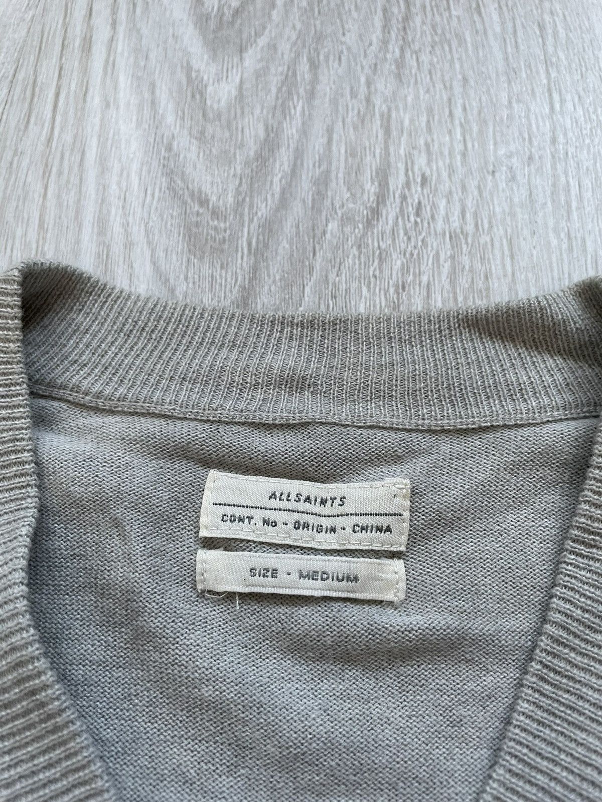 Allsaints × Designer × Japanese Brand All Saints Light Bomber Cardigan Full Zip Pullover Size US M / EU 48-50 / 2 - 5 Thumbnail