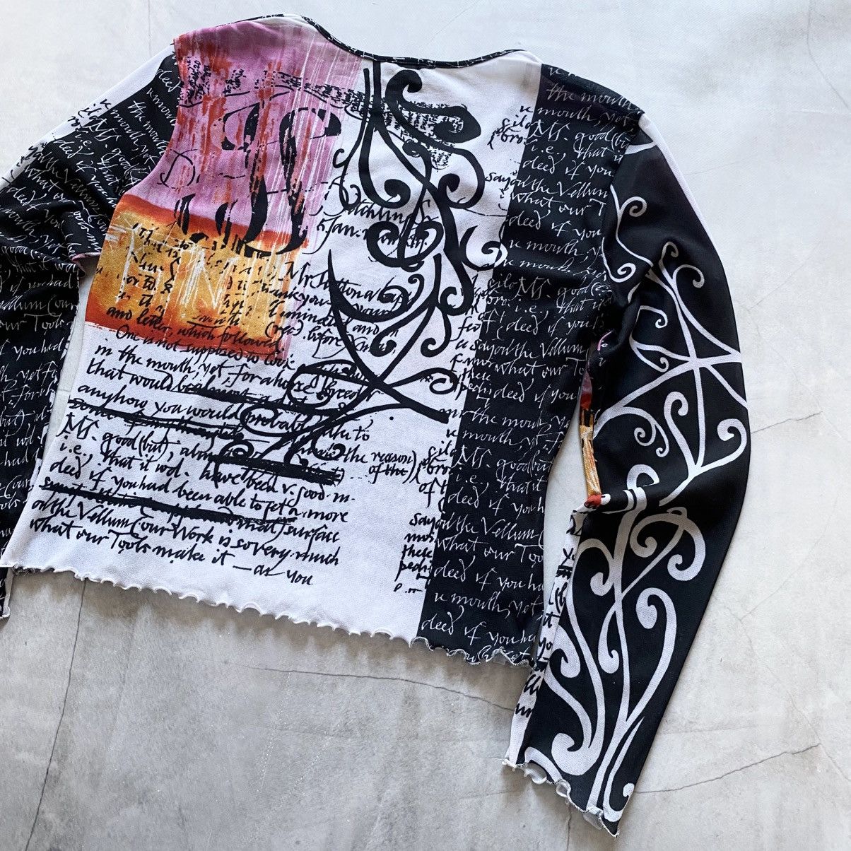Hysteric Glamour Y2K Poem Hysteric Glamour Vibe Long Sleeve Cop Copine JPG Size XL / US 12-14 / IT 48-50 - 7 Thumbnail