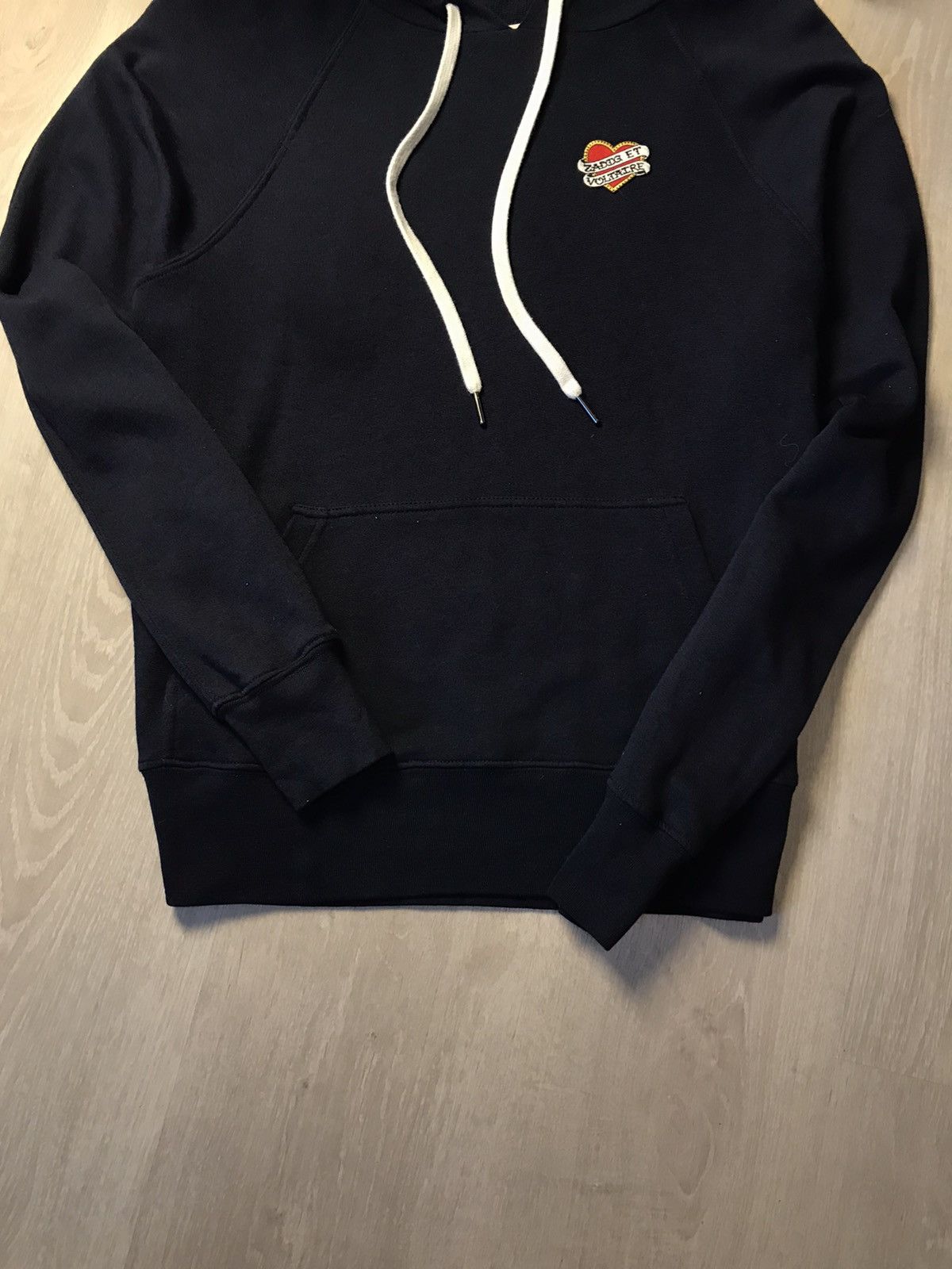 Designer × Vintage × Zadig & Voltaire Zadig & Voltaire Clipper small heart hoodie Size US M / EU 48-50 / 2 - 3 Thumbnail