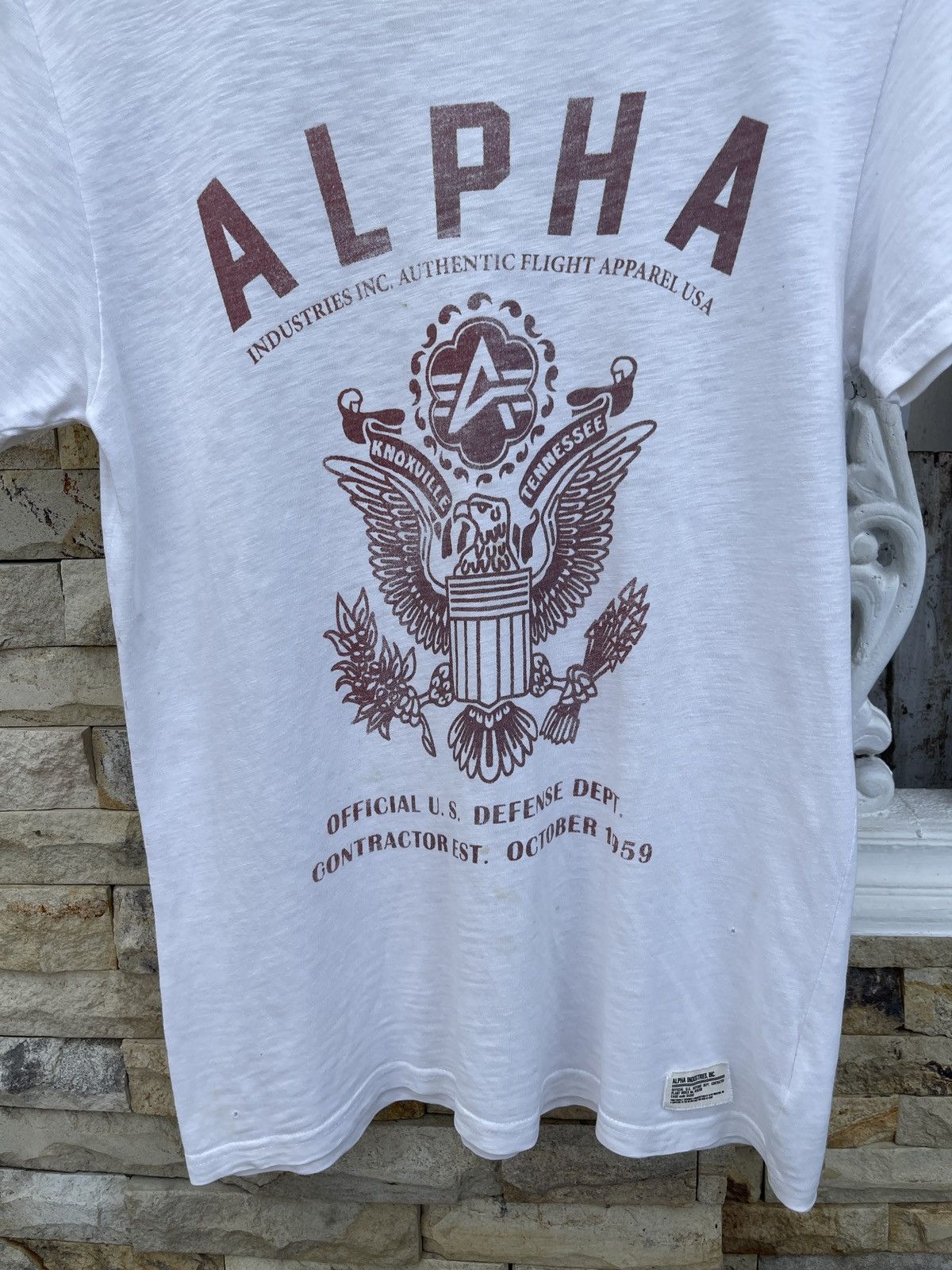 Alpha Industries × Vintage Last Drop🔥Rare🔥Vintage ALPHA Industries Military T-Shirt Size US M / EU 48-50 / 2 - 3 Thumbnail