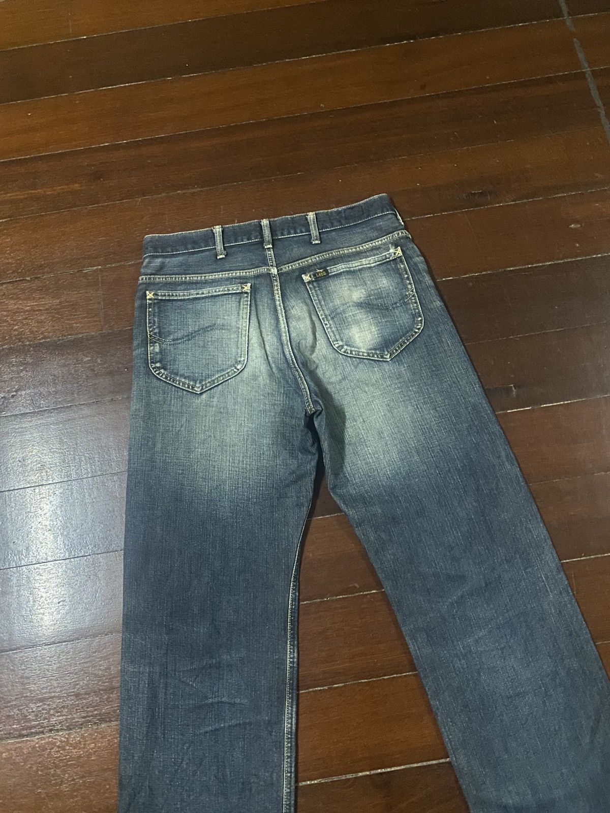 Lee VINTAGE LEE RIDERS SELVEDGE RUSTY MUDWASH DISTRESSED DENIM Size US 35 - 18 Thumbnail