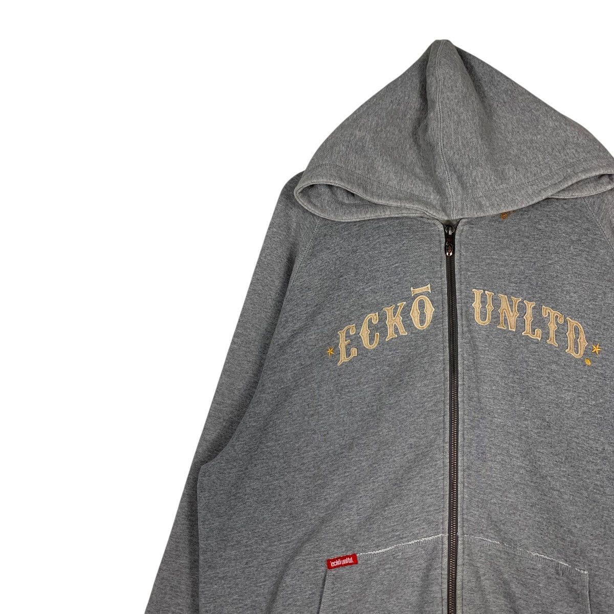 Ecko Unltd. ECKO UNTLD Big Logo Zipper Hoodies Sweatshirt #1336-C60 Size US M / EU 48-50 / 2 - 6 Thumbnail