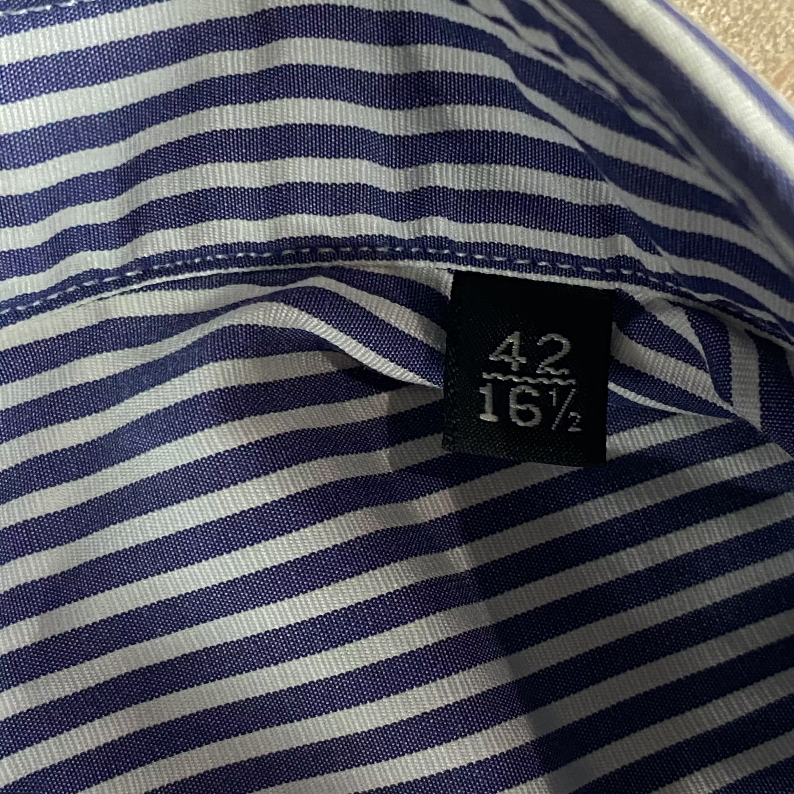 Ermenegildo Zegna × Z Zegna Mens Shirt Long Sleeve Z Zegna Size 42 / 16.5 Size US L / EU 52-54 / 3 - 5 Thumbnail