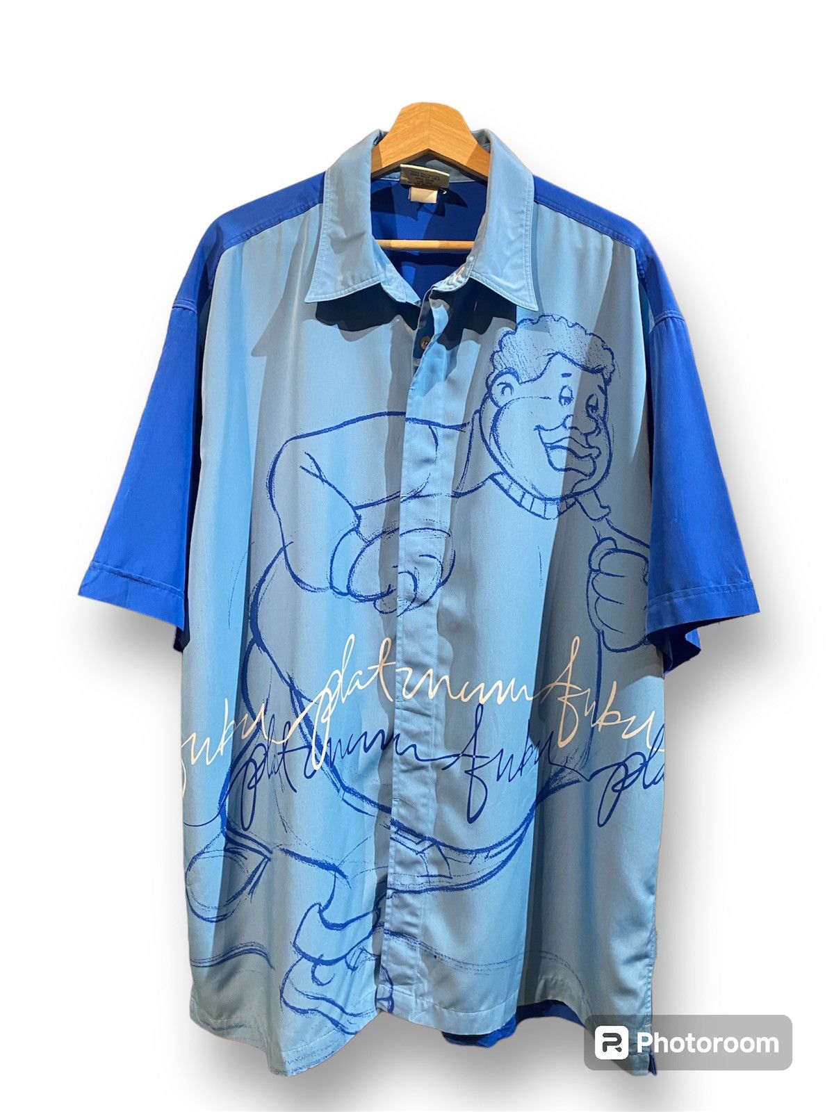 Fubu Vintage Platinum Fubu Fat Albert Blue OVP Shirt Size US XXL / EU 58 / 5 - 1 Thumbnail