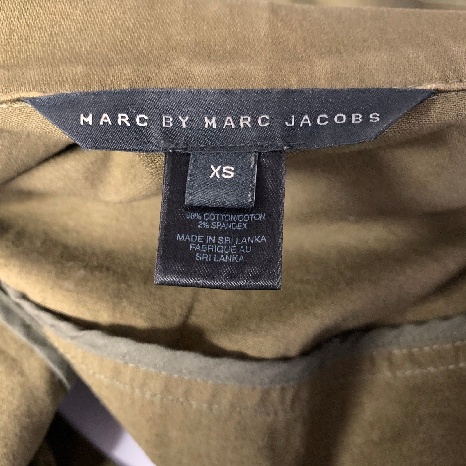 Marc by Marc Jacobs MARC by MARC JACOBS Size XS Green Cotton Spandex Jacket Size XS / US 0-2 / IT 36-38 - 4 Thumbnail