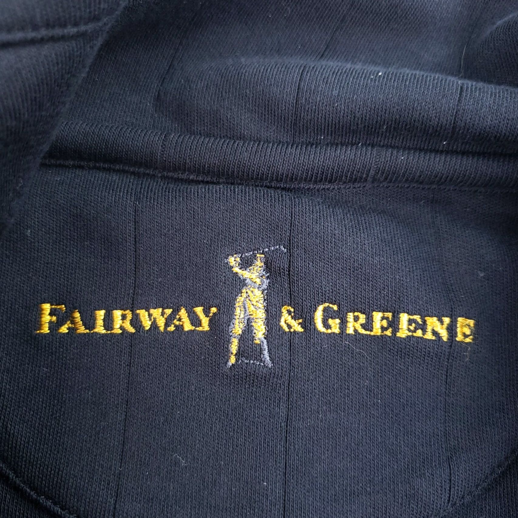 Vintage Fairway & Greene Vest Mens XL Black Full Zip Golf Windbreaker Size US XL / EU 56 / 4 - 5 Thumbnail