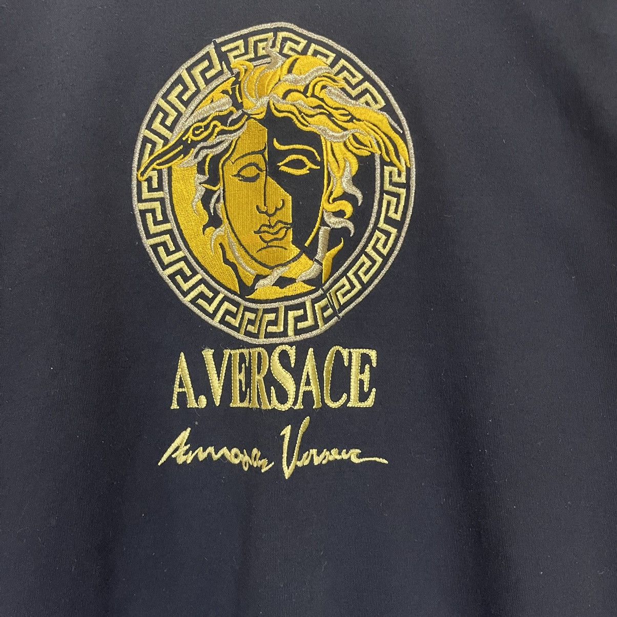 Designer × Japanese Brand A VERSACE MEDUSO LOGO CREWNECK SWEATSHIRT Size US M / EU 48-50 / 2 - 5 Thumbnail