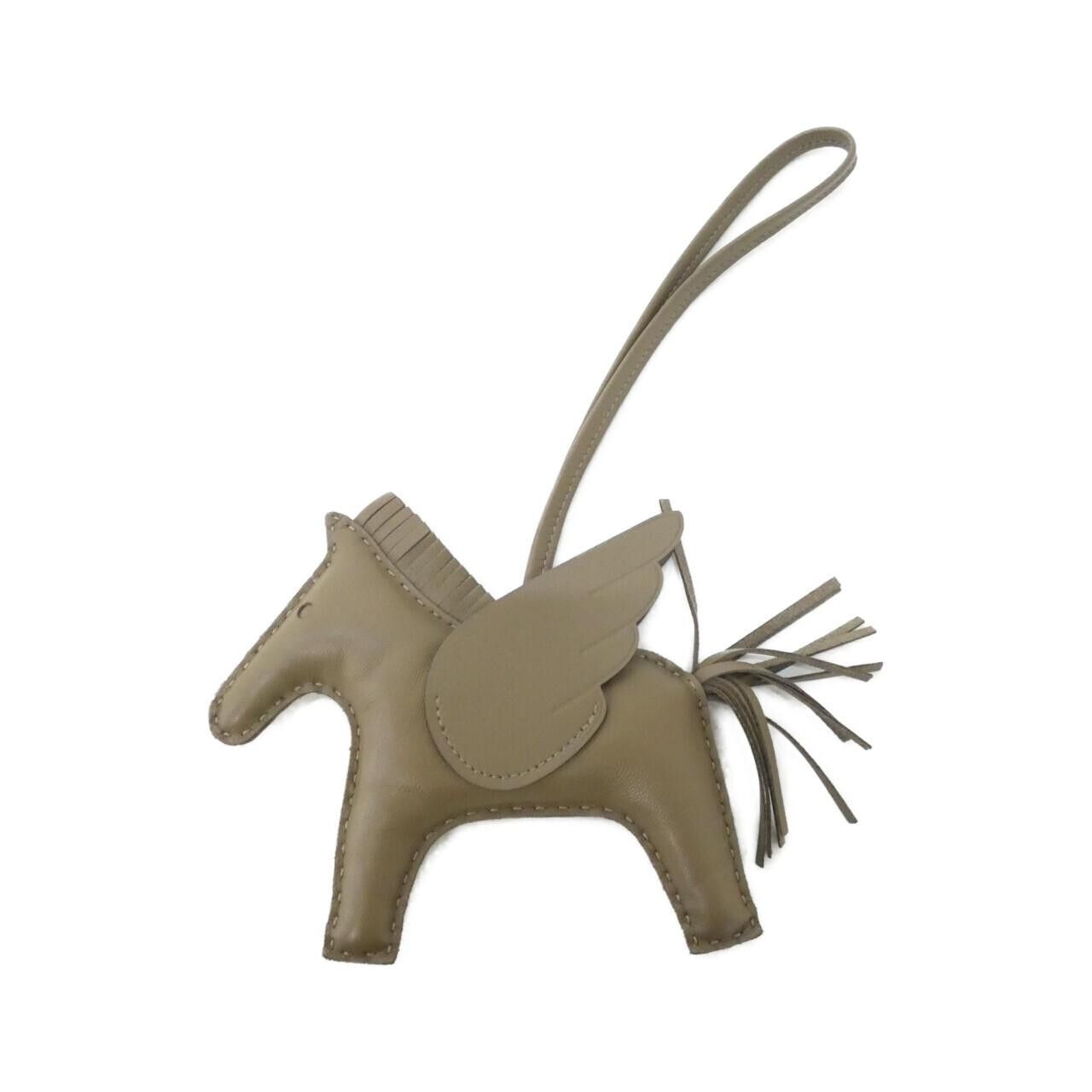 Hermes Hermes Hermès Rodeo Pegasus MM Agneau Milo Bag Charm Leather Charm Stamp W DUTY FREE for USA Size ONE SIZE - 1 Thumbnail