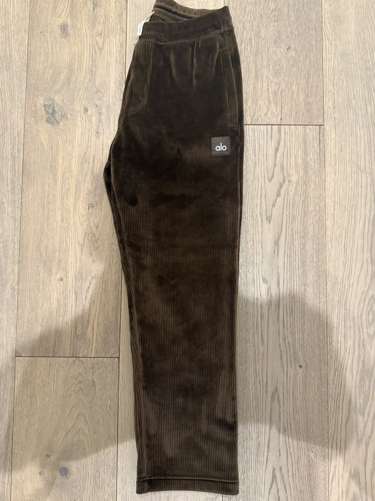 Alo Alo Brown Fleece Corduroy Sweatpants Size M 32 Size US 32 / EU 48 - 2 Thumbnail