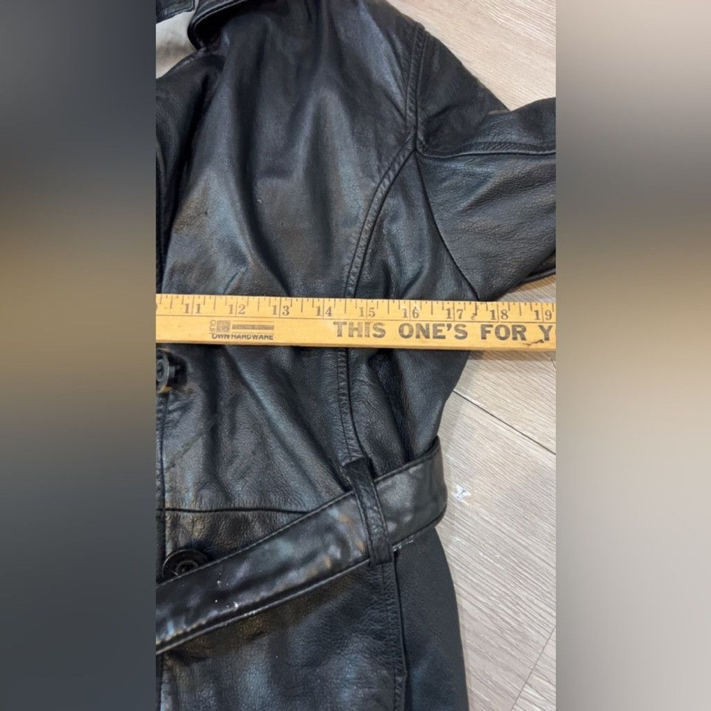 Wilsons Leather Wilsons Leather Women's Black Belted Jacket Size XS / US 0-2 / IT 36-38 - 8 Thumbnail