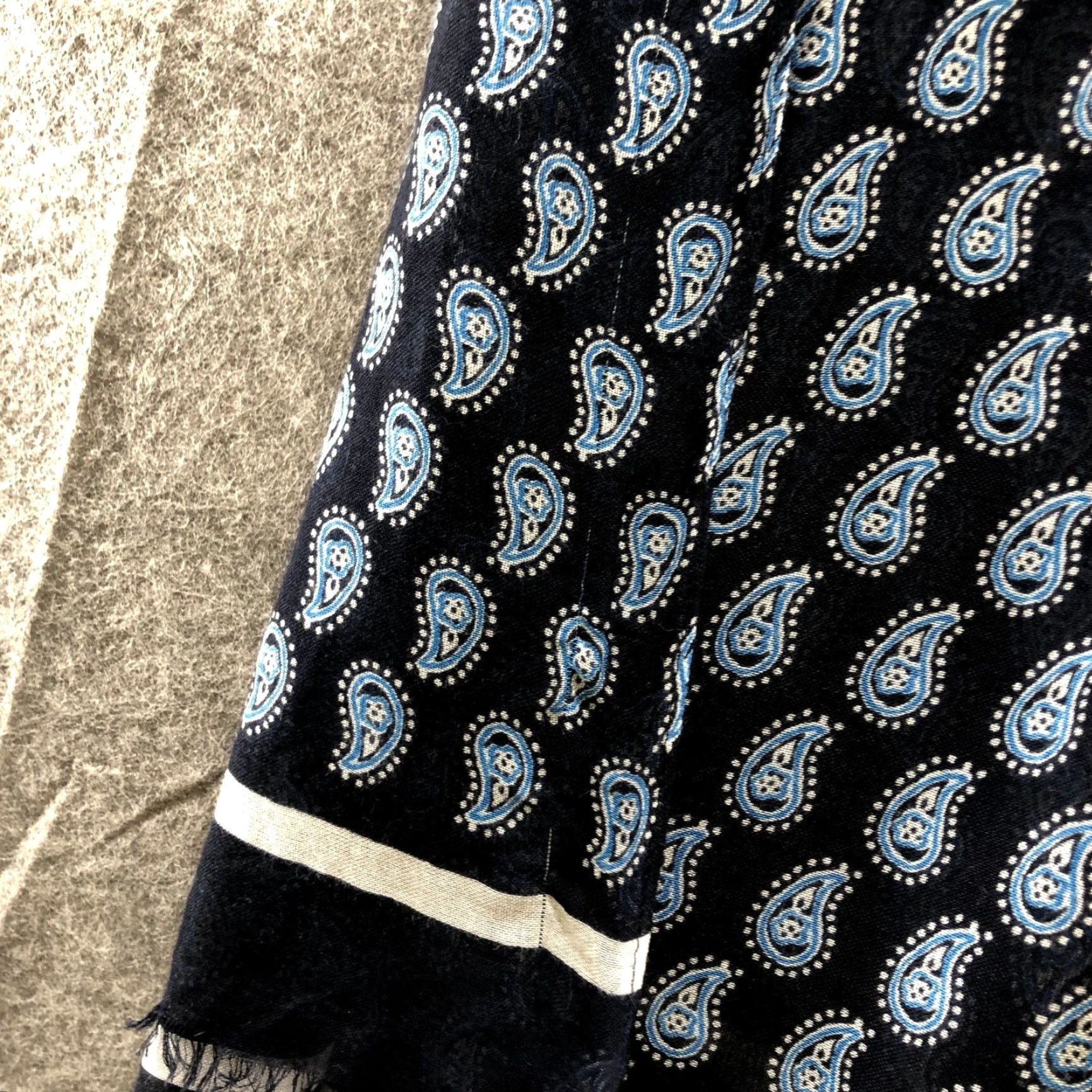 Vera Bradley Vera Bradley Scarf - Paisley Rayon Soft Shawl, Lightweight Bohemian, Blue, Fringe, Women, One Size (NWT with Defects) Size ONE SIZE - 8 Thumbnail