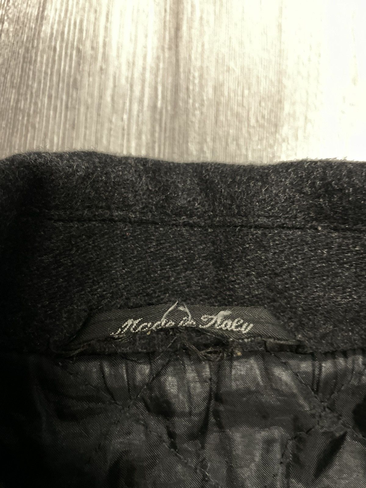 Balmain × Pierre Balmain Vintage Balmain Wool cashmere black gray coat Size US M / EU 48-50 / 2 - 7 Thumbnail