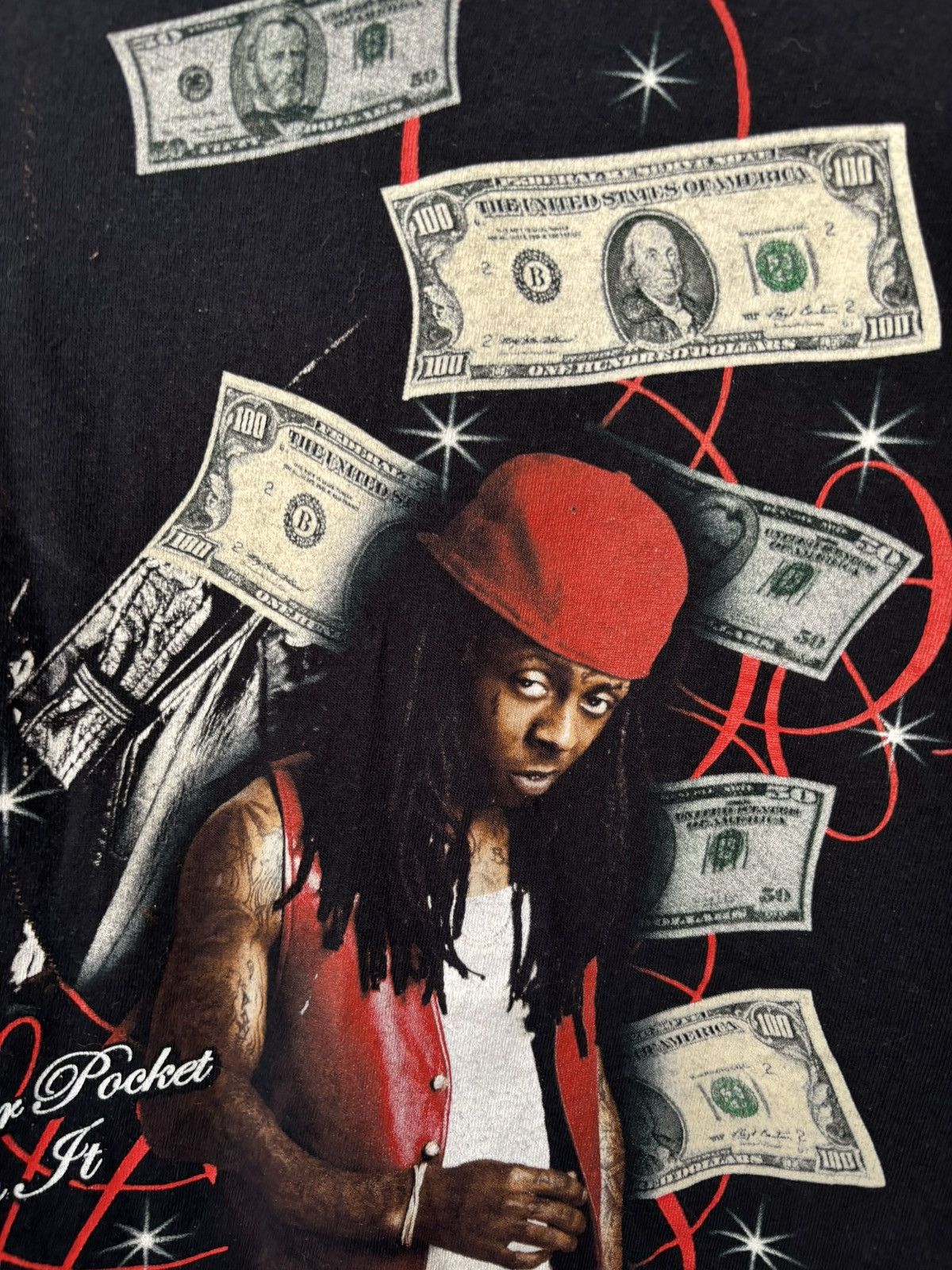 Vintage vintage y2k lil Wayne rap tour graphic t shirt Size US S / EU 44-46 / 1 - 6 Thumbnail