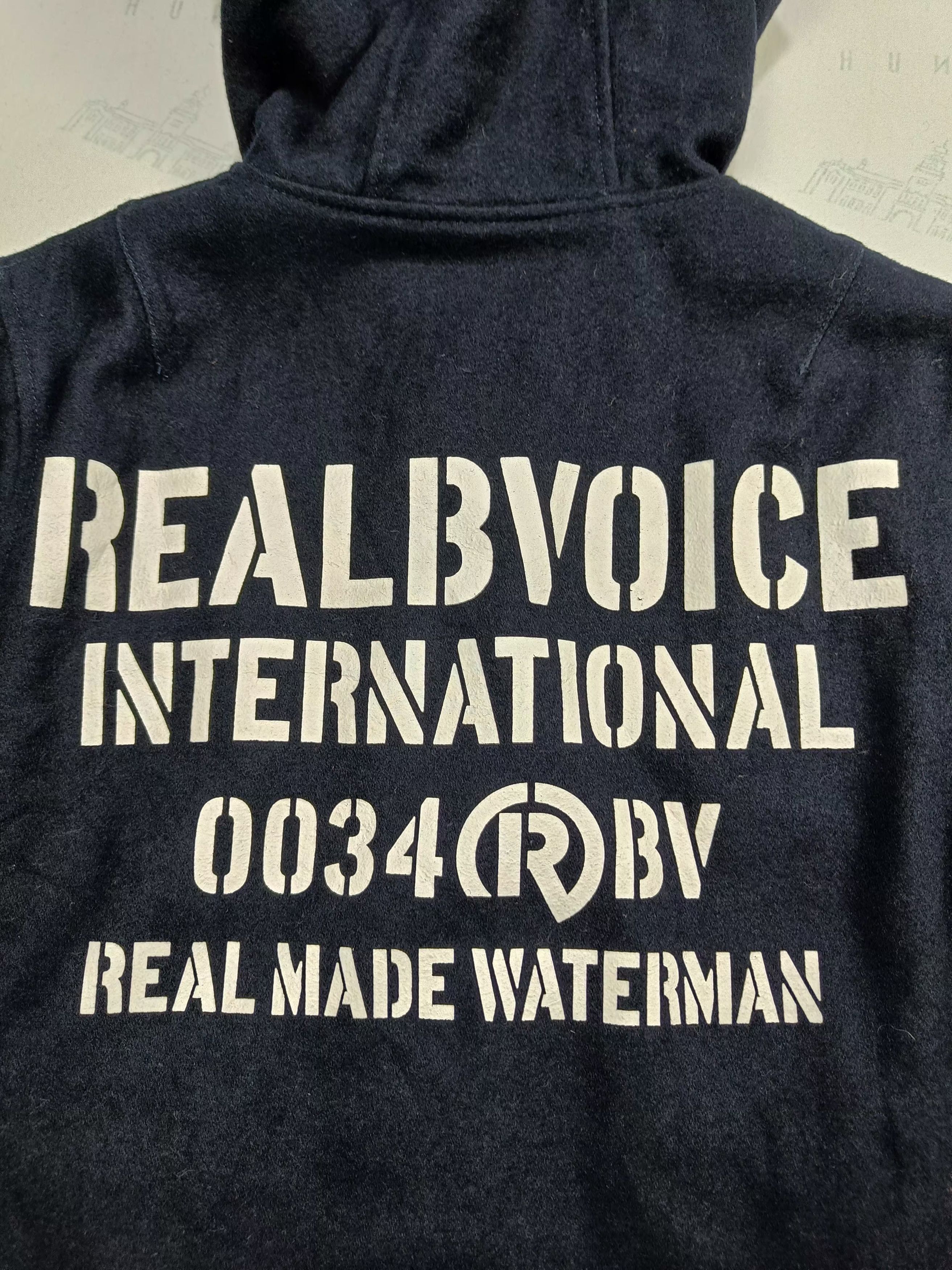 Japanese Brand Hype🔥RealBvoice Wool Zipper Hoodie Jacket Size US L / EU 52-54 / 3 - 5 Thumbnail
