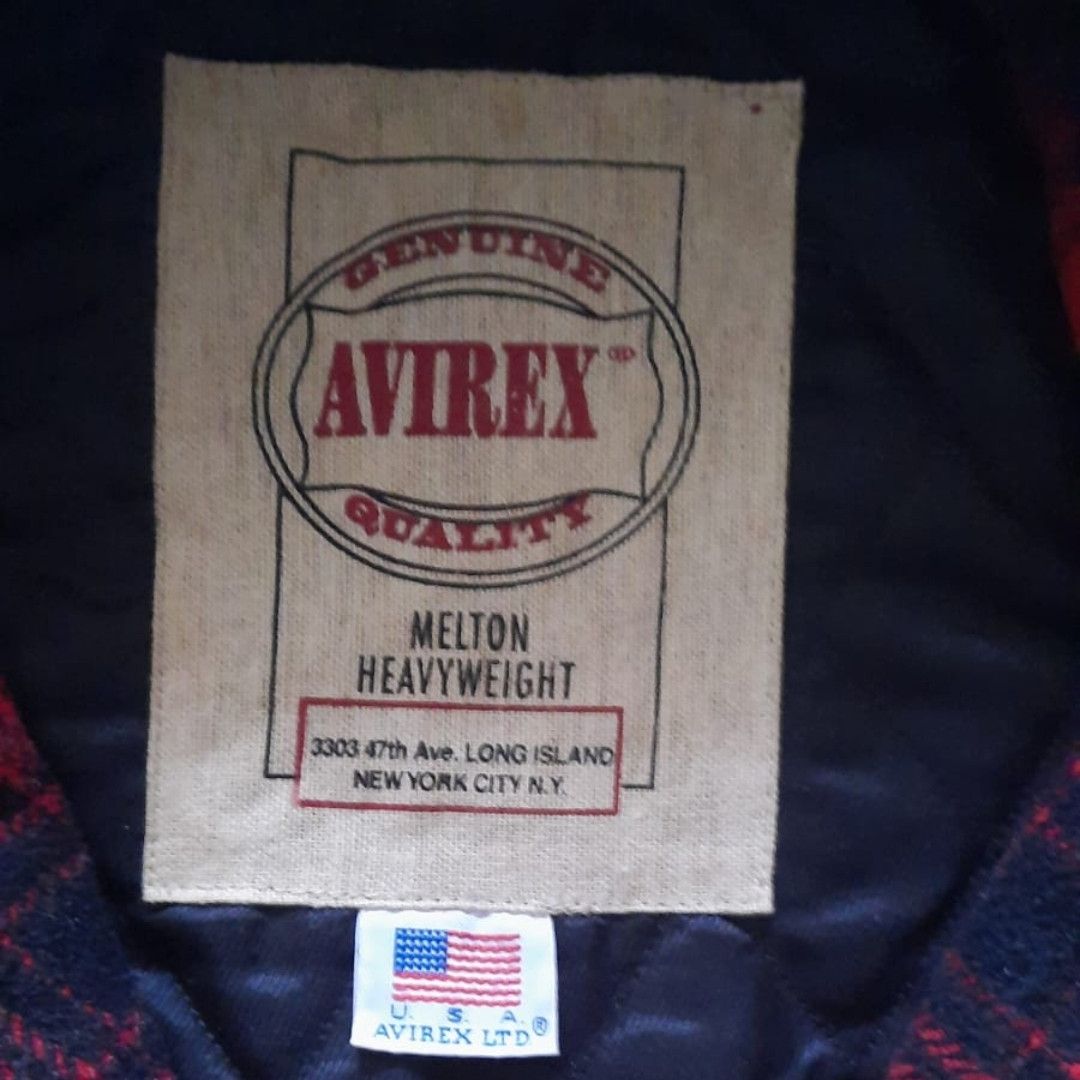 Avirex AVIREX Vintage Plaid Wool Jacket -Long Island-LAMPO Zipper Size US L / EU 52-54 / 3 - 4 Thumbnail