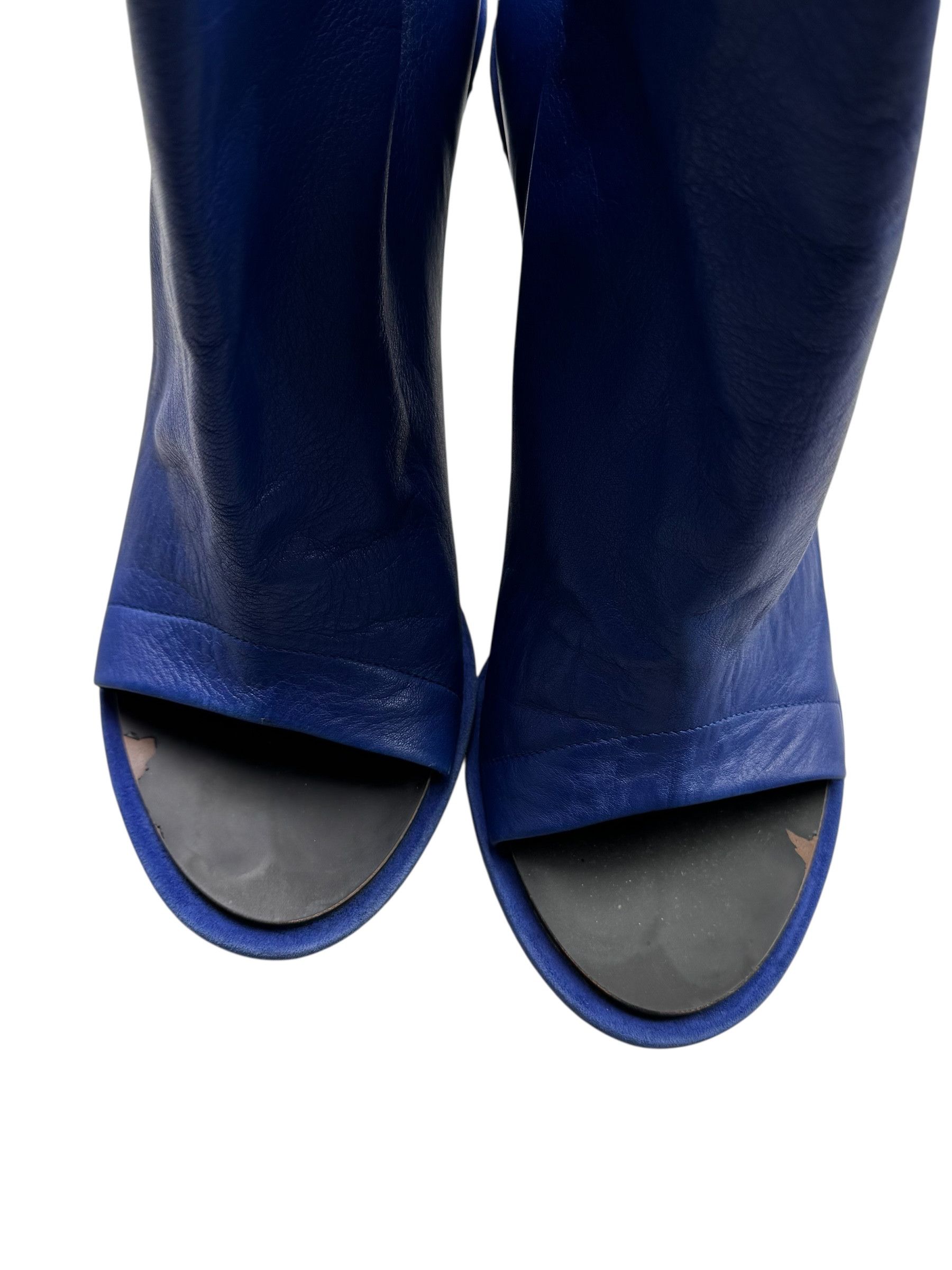 Balenciaga Balenciaga Paris Vintage Leather Heels D10 Size US 7.5 / IT 37.5 - 7 Thumbnail