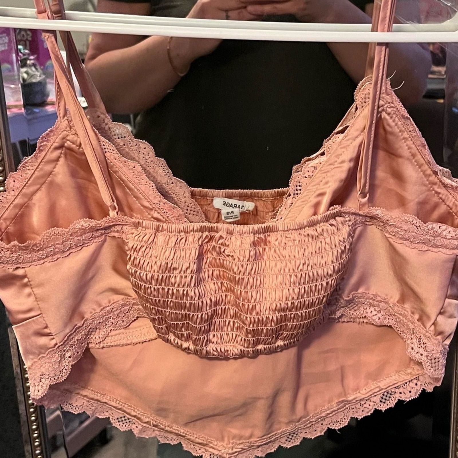 Garage Garage Draya Lace Trim Satin Cami Size S / US 4 / IT 40 - 7 Thumbnail