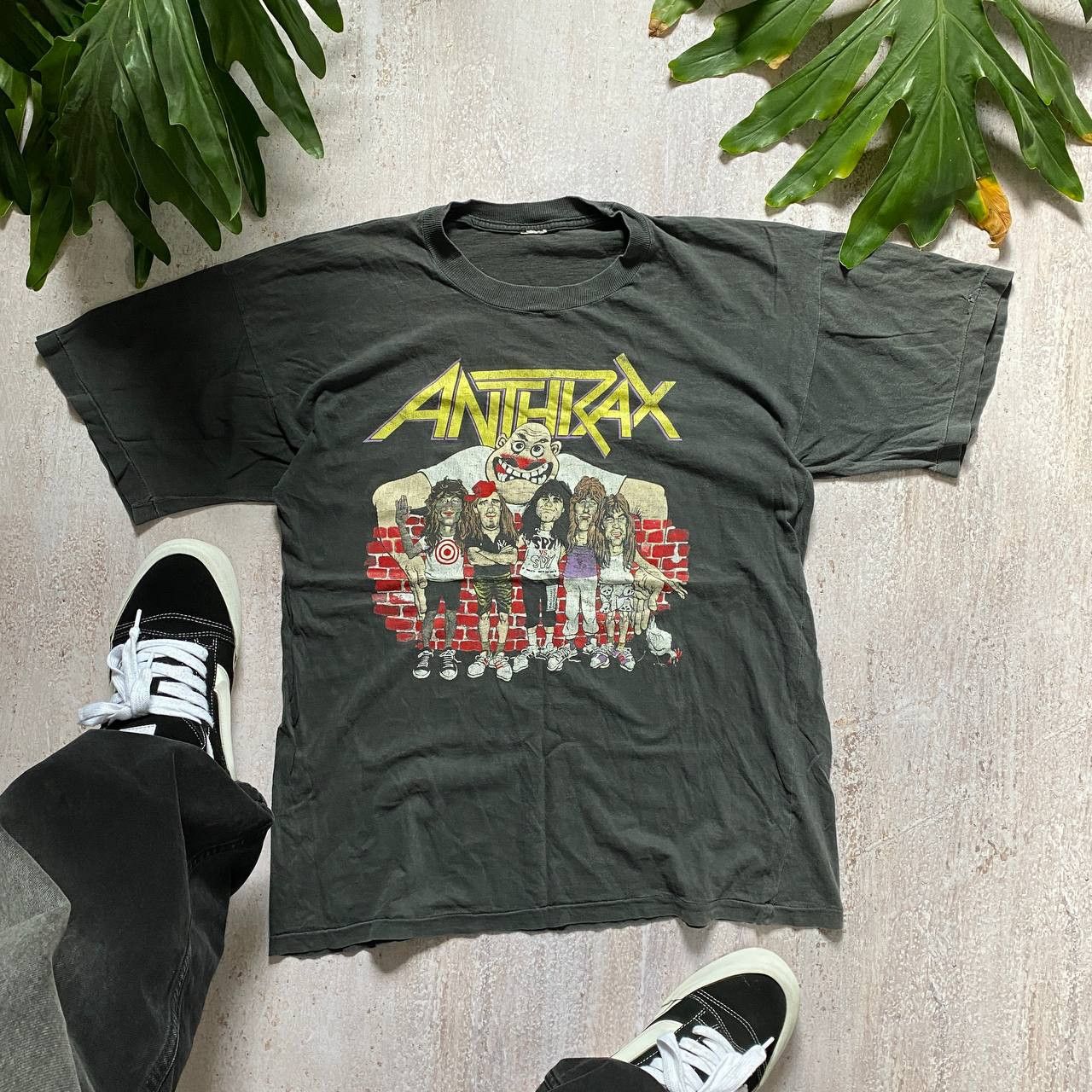 Band Tees VINTAGE 80S ANTHRAX AMAZING FADED RARE BAND T SHIRT 69 Size US M / EU 48-50 / 2 - 5 Thumbnail