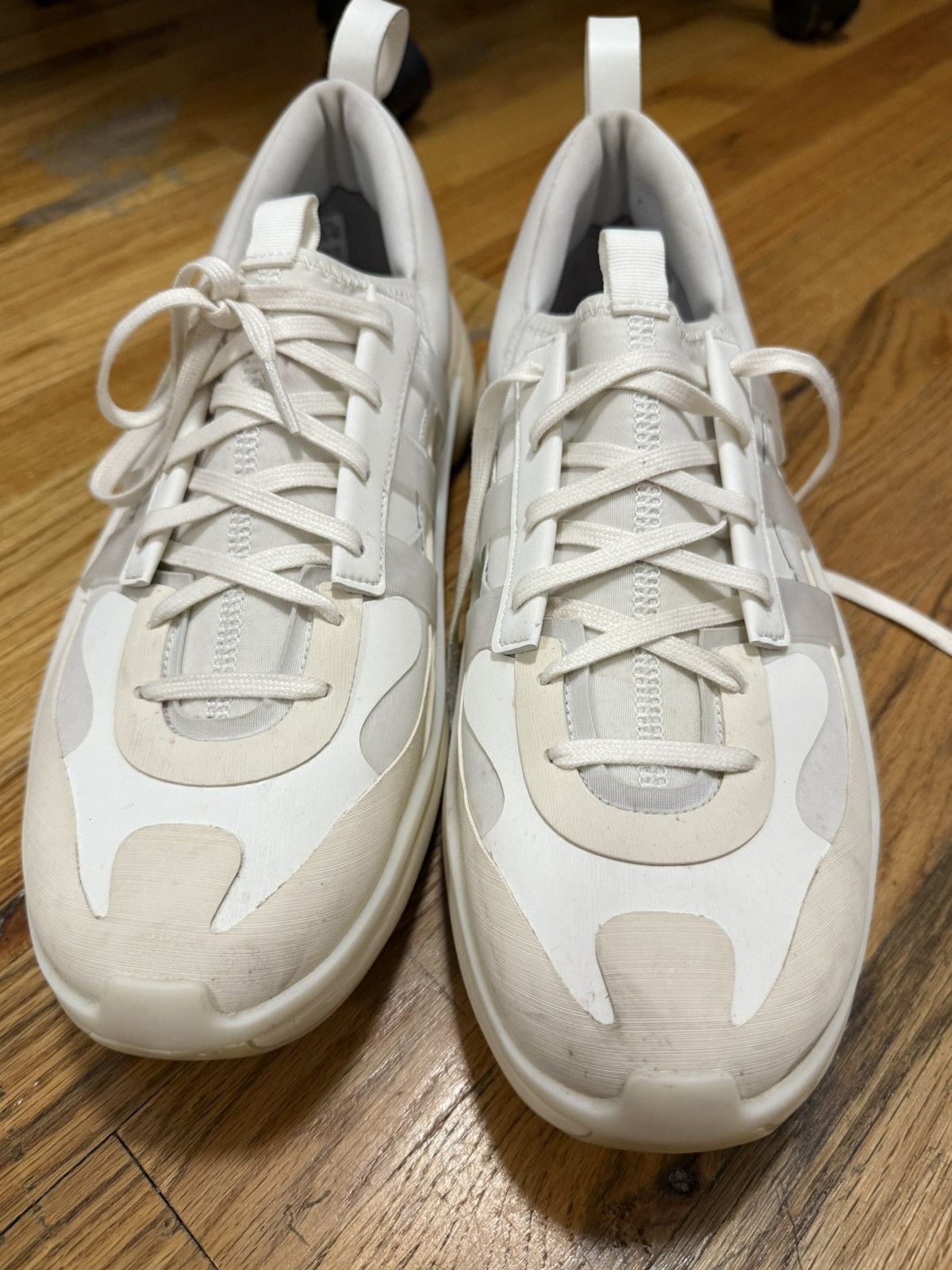 Y-3 Y-3 WHITE MEN SNEAKERS Size US 11 / EU 44 - 1 Thumbnail