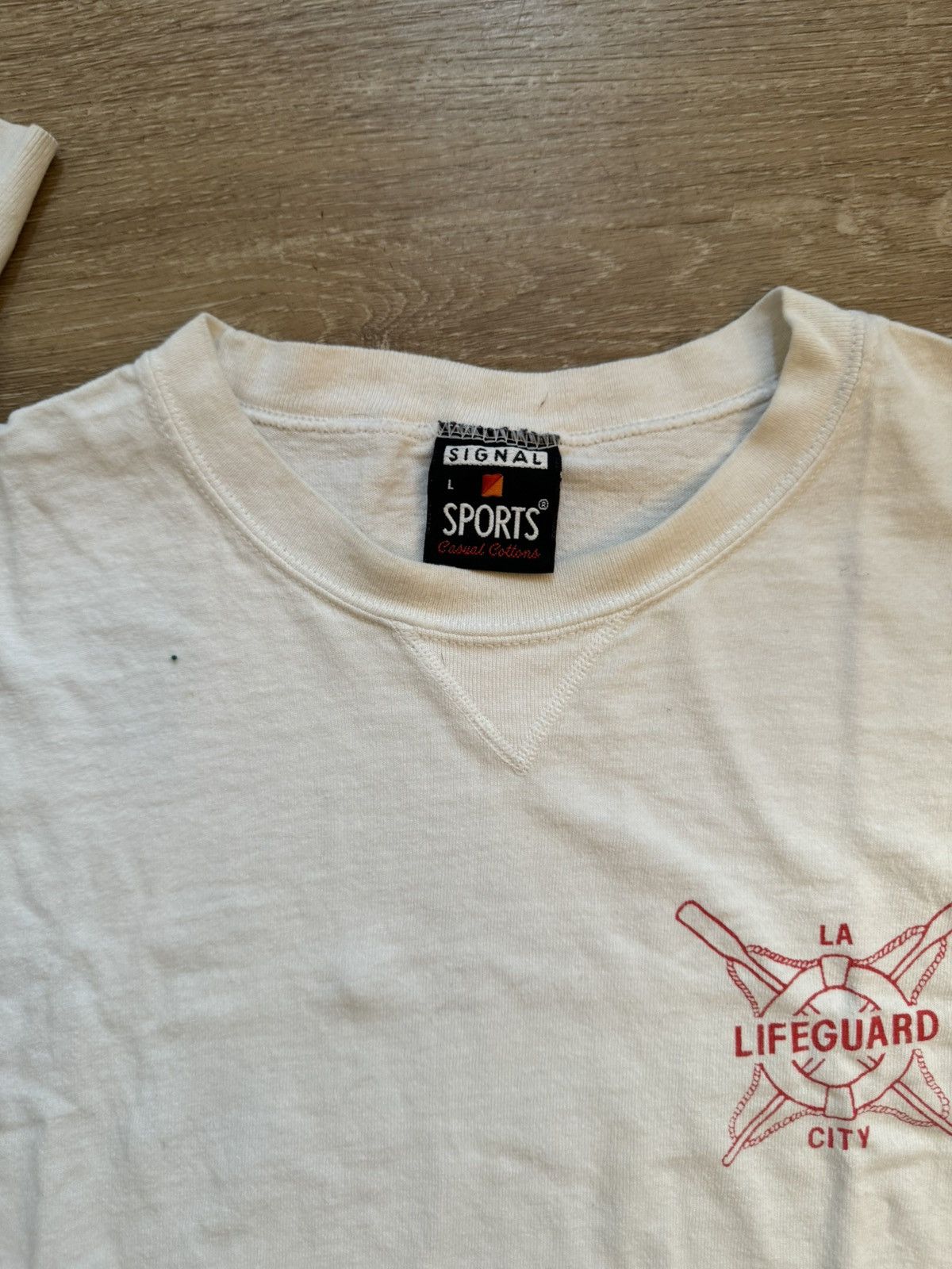 Signal Sport × Vintage Vintage Los Angeles City Lifeguard Long-sleeve Graphic Tee L Size US L / EU 52-54 / 3 - 19 Thumbnail