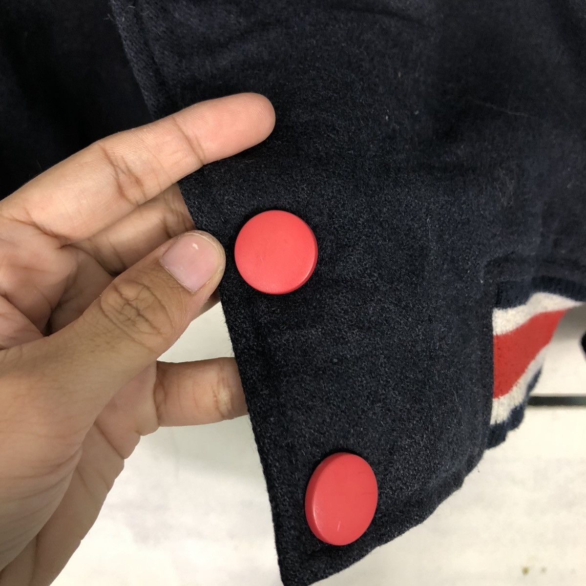 Vintage 🔥WOOL BOMBER JACKET JUMPER BLANKET OCTOPUSARMY Size US M / EU 48-50 / 2 - 19 Thumbnail