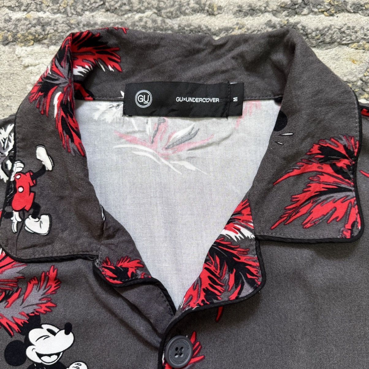 Disney × GU × Undercover Gu x Undercover x Disney Mickey Mouse Oversized Hawaii Shirt Size US M / EU 48-50 / 2 - 3 Thumbnail